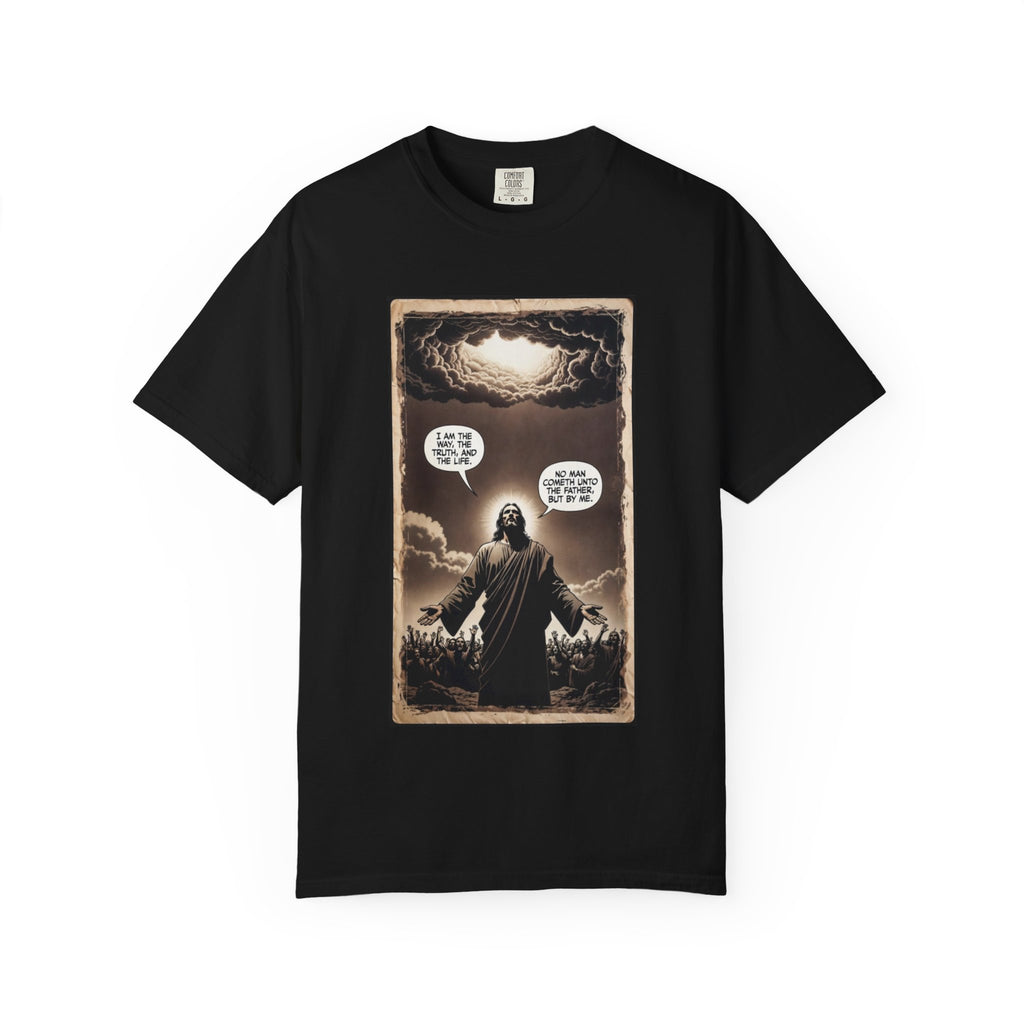Jesus Comic Panel "I Am The Way" Graphic Tee