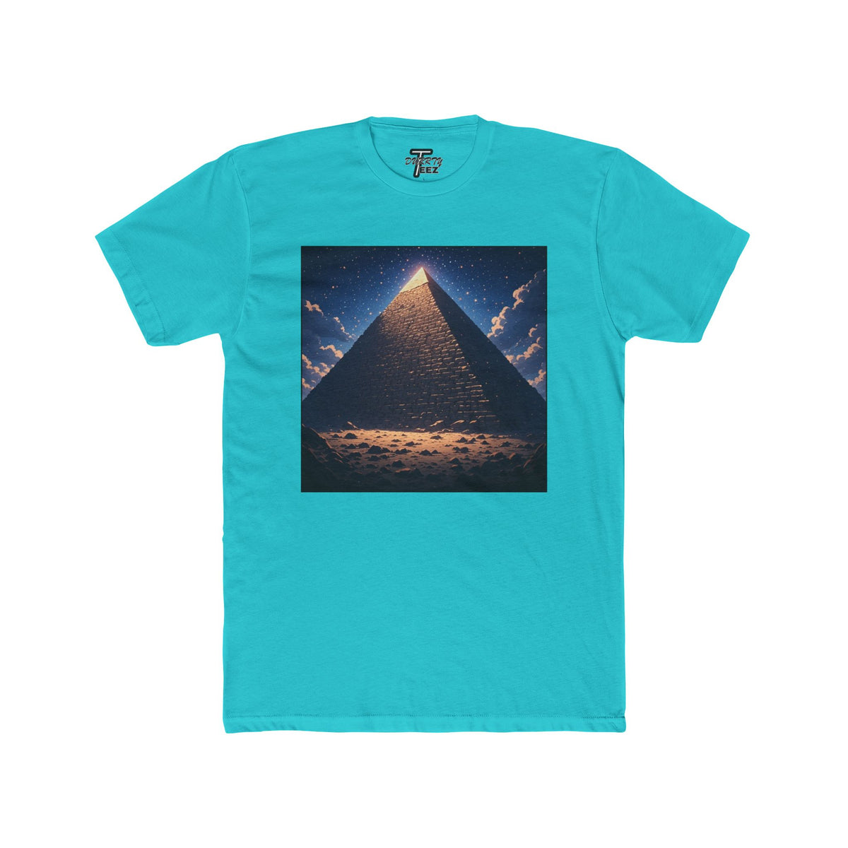 "Beautiful History" Pyramid At Night Graphic Tee