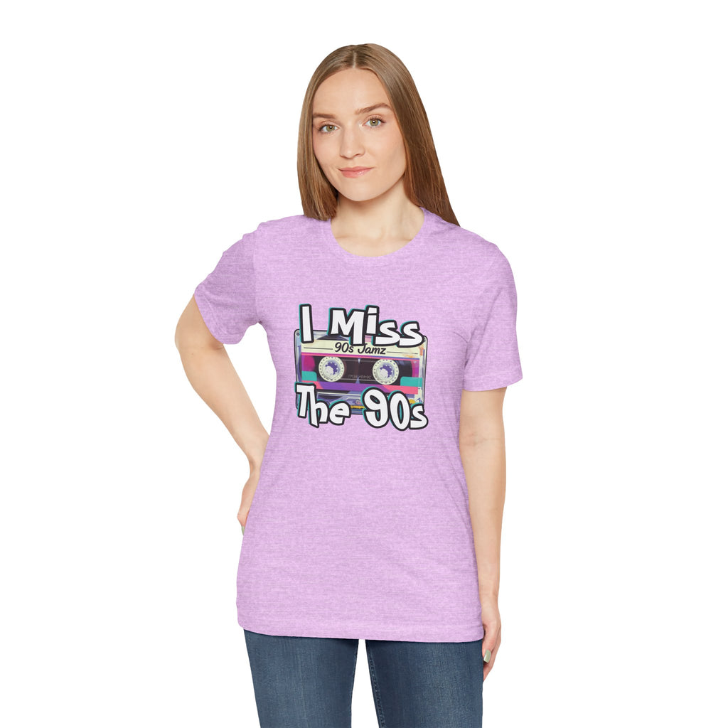 "I Miss The 90s" Retro Cassette Nostalgia Graphic Tee