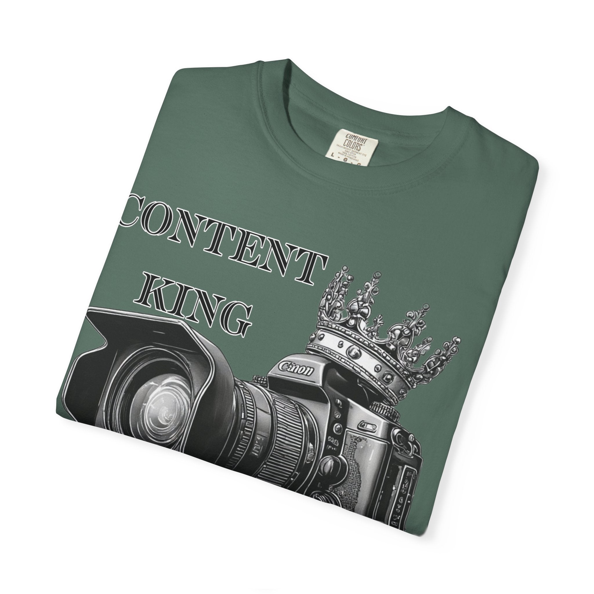 "Content King" Camera Graphic Tee