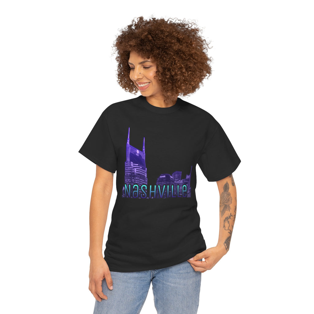 "Nashville Skyline" - Nashville Tennessee Graphic Tee