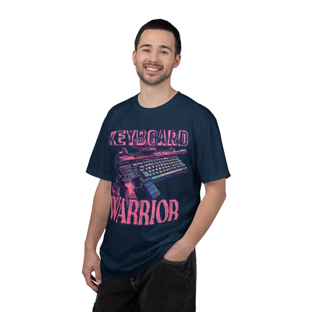 "Keyboard Warrior" Pink Graphic Tee