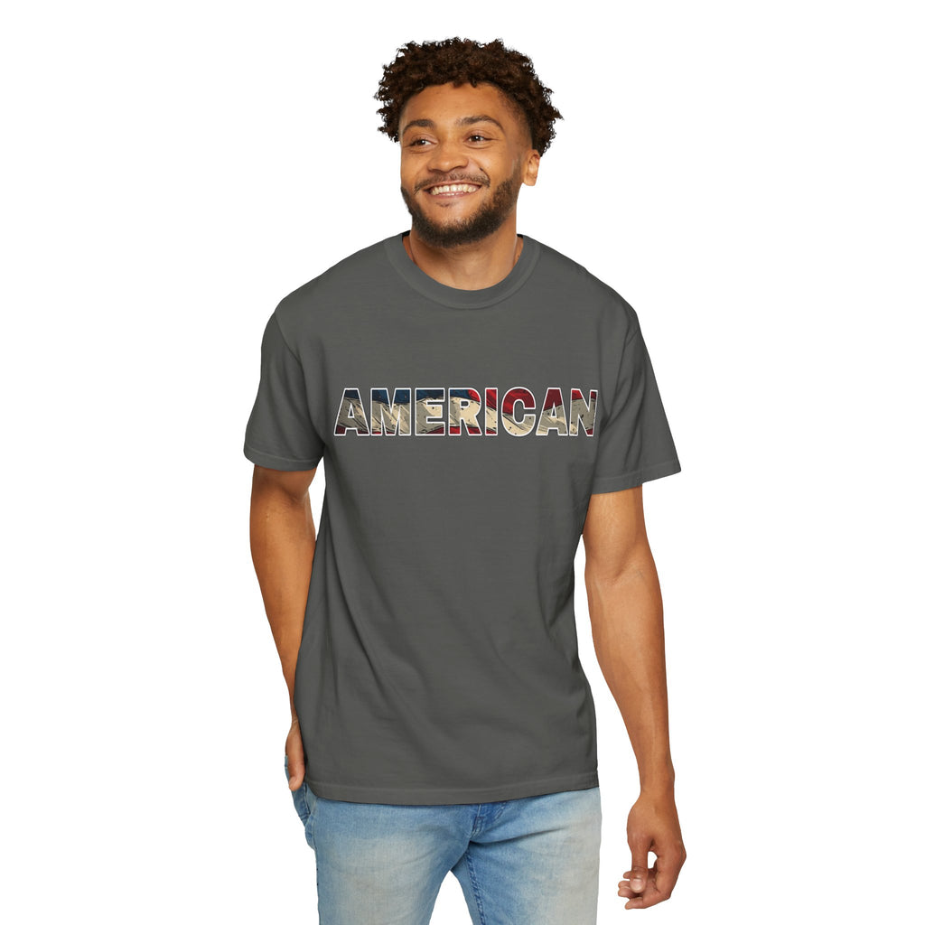 'AMERICAN' Patriotic Graphic Tee