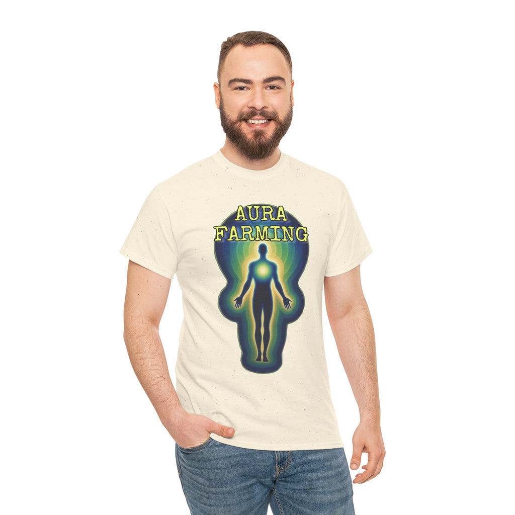 "Aura Farming" — Spiritual Energy Graphic Tee