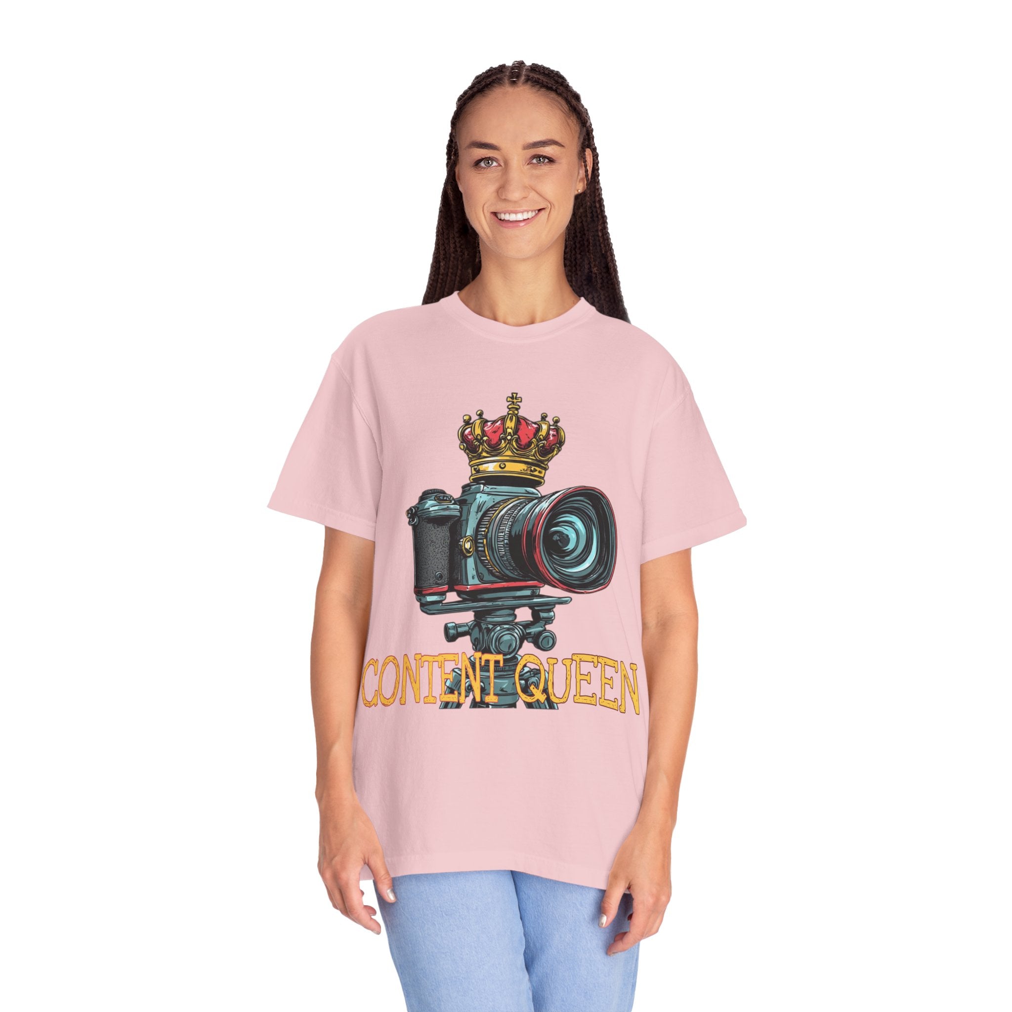 "Content Queen" Camera Graphic Tee