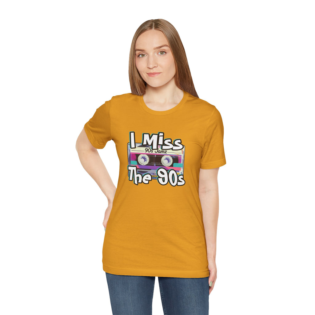 "I Miss The 90s" Retro Cassette Nostalgia Graphic Tee