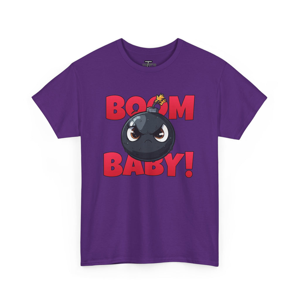 "Boom Baby!" Retro Cartoon Bomb Graphic Tee