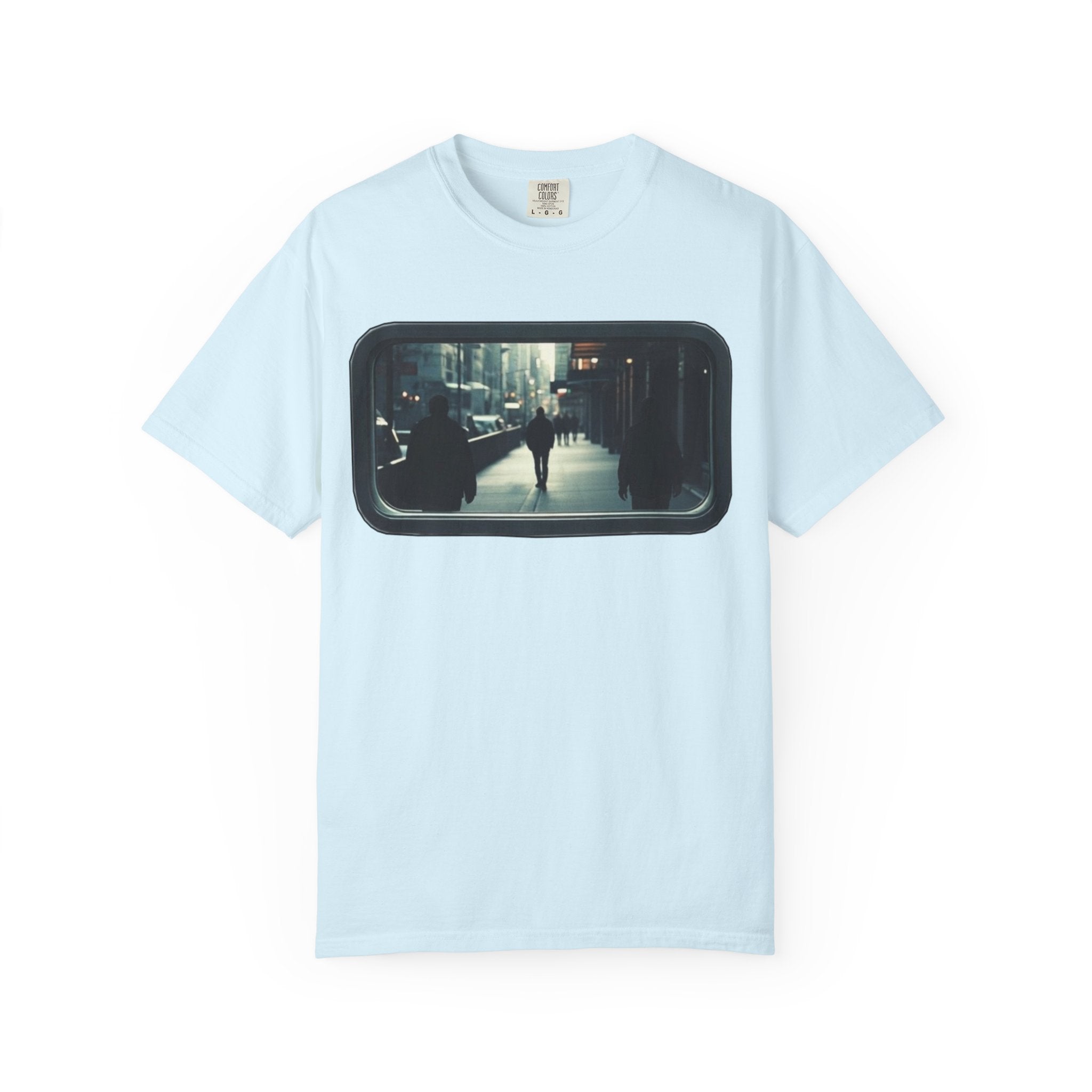 "Outside My Window" Urban Night Commuter Graphic Tee