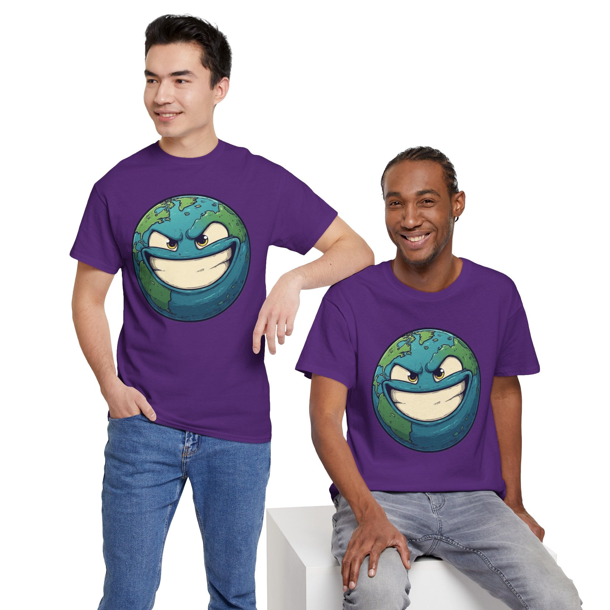 "Smirking Earth" Graphic Tee