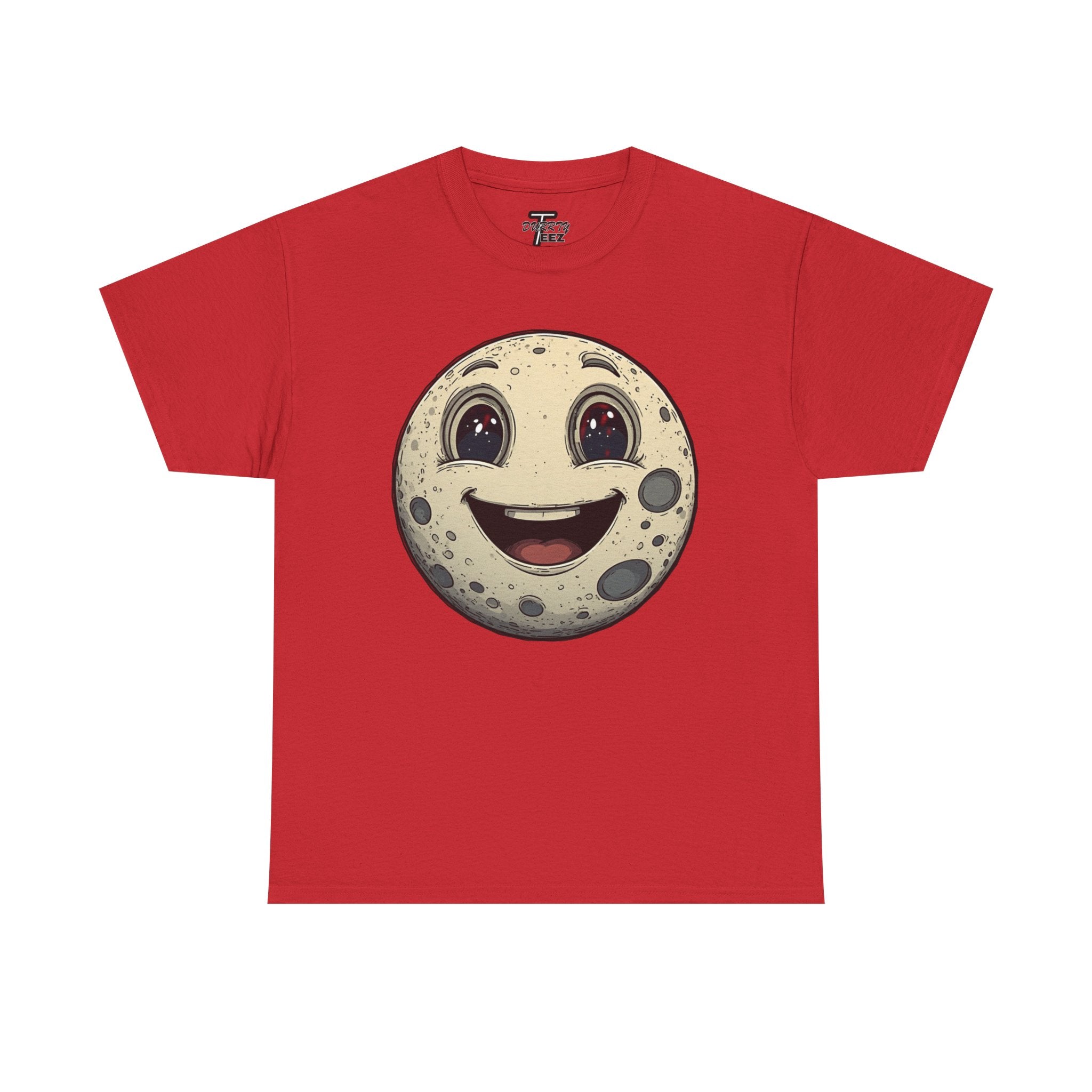 Happy Moonface T-Shirt — Cute Vintage Moon
