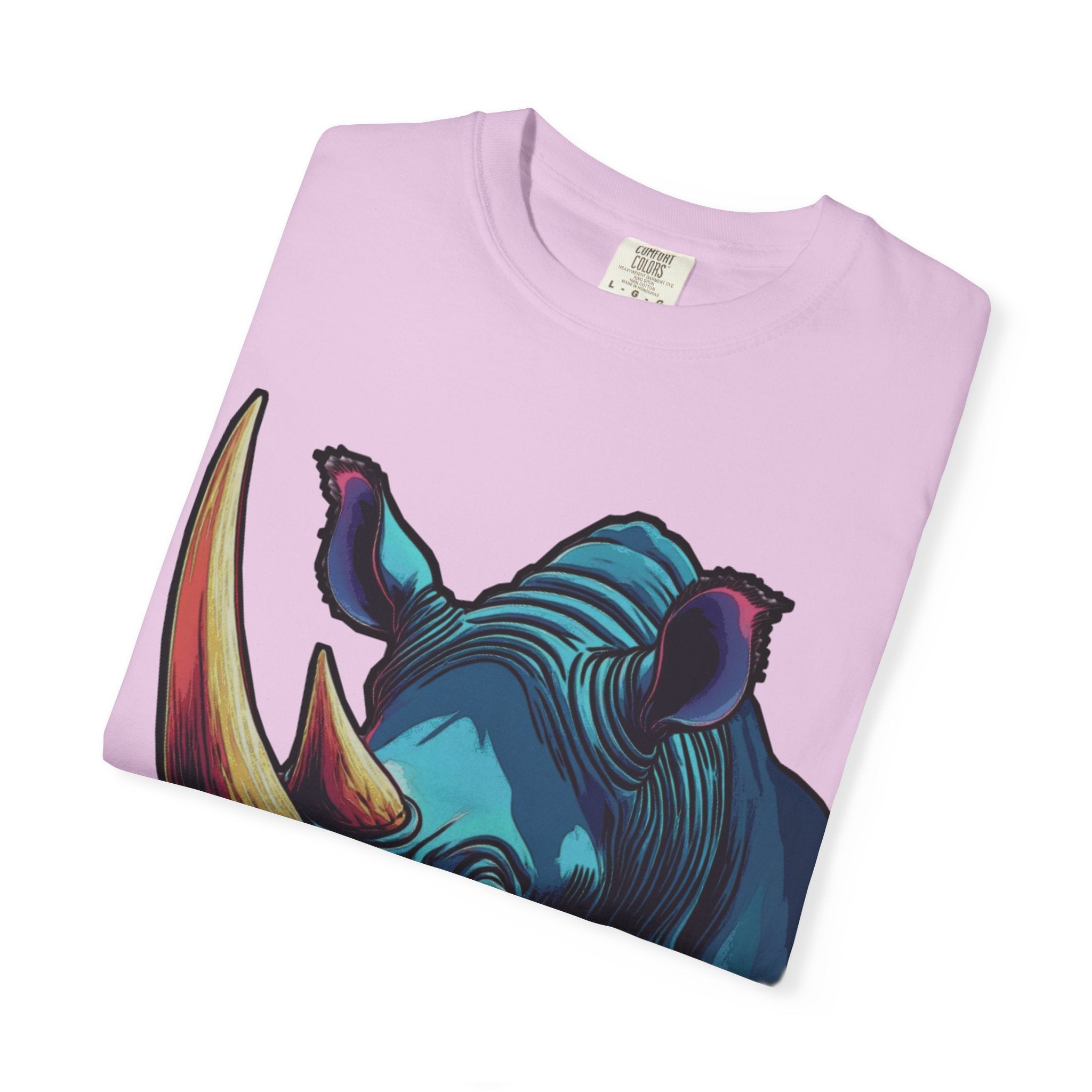 "Rhino Head" Graphic T-Shirt — Bold Animal
