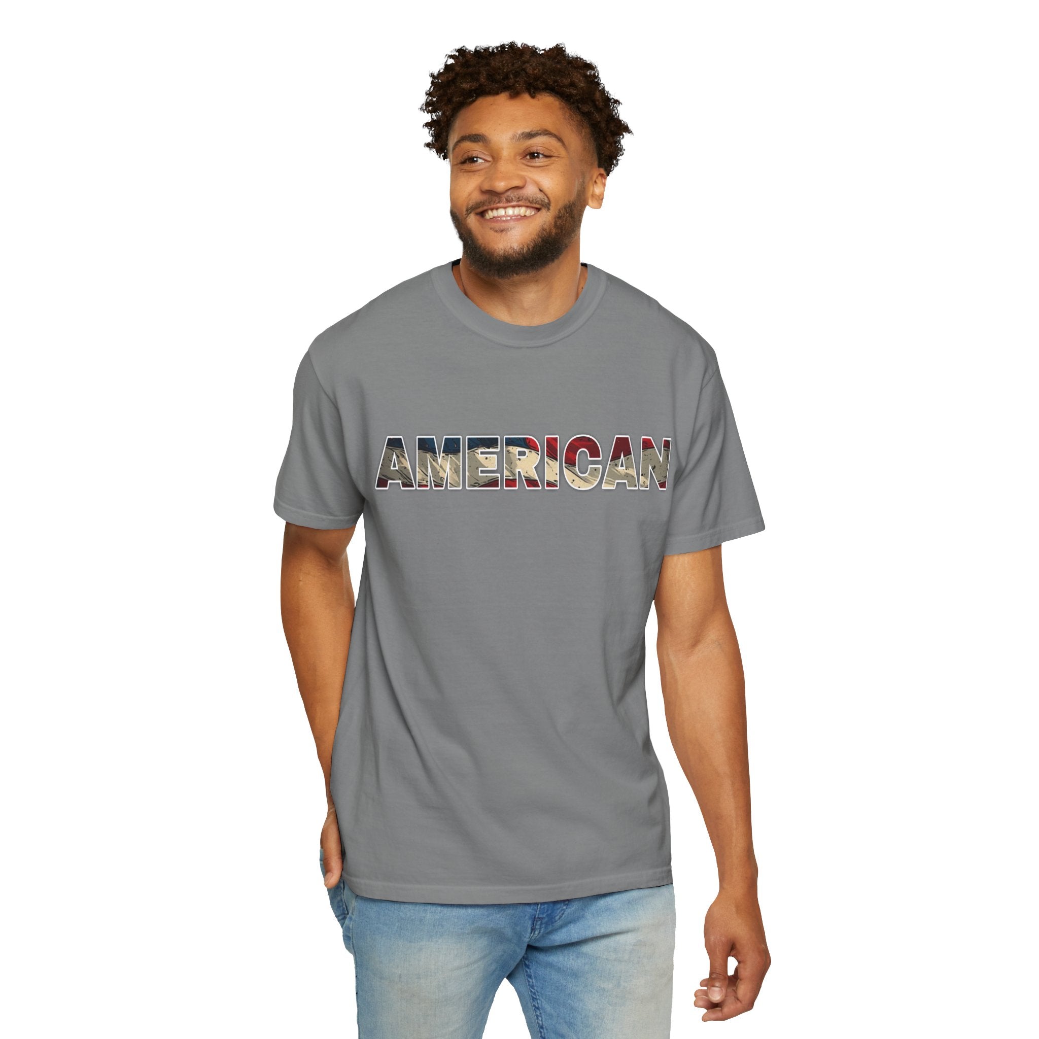 'AMERICAN' Patriotic Graphic Tee