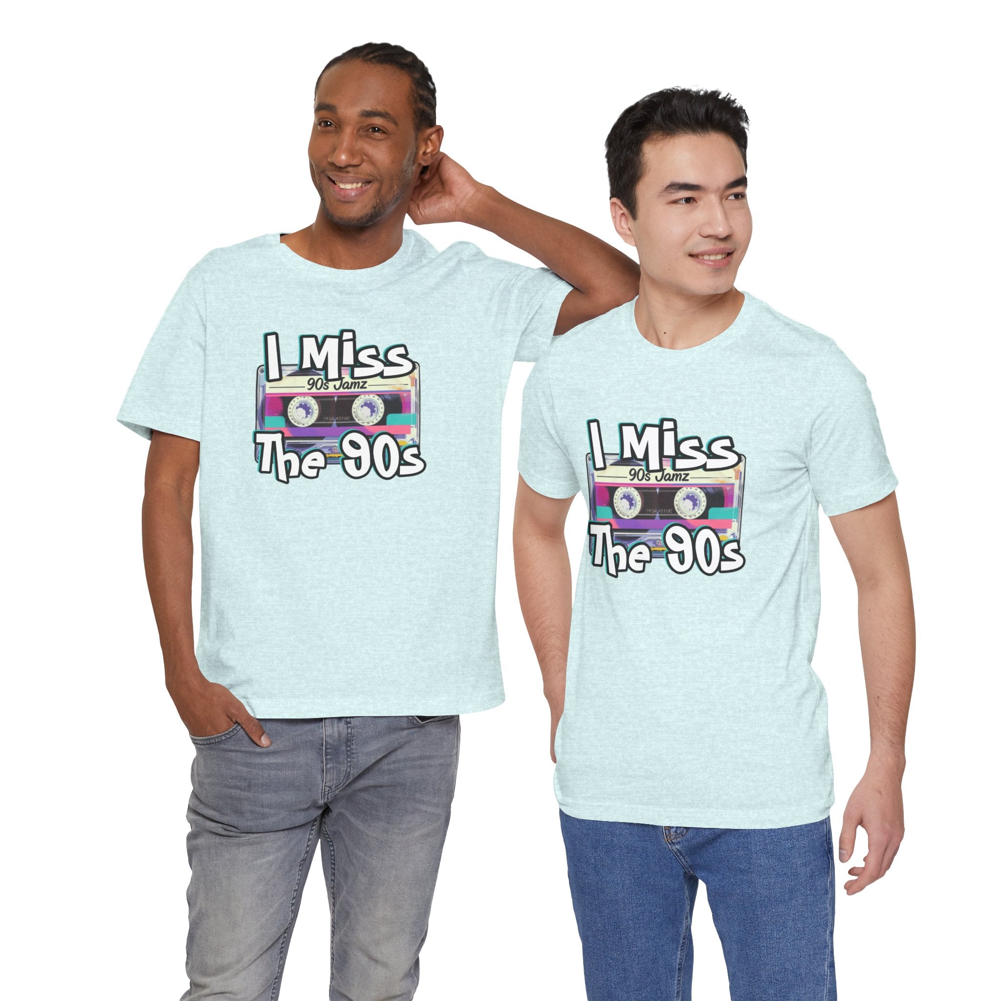 "I Miss The 90s" Retro Cassette Nostalgia Graphic Tee