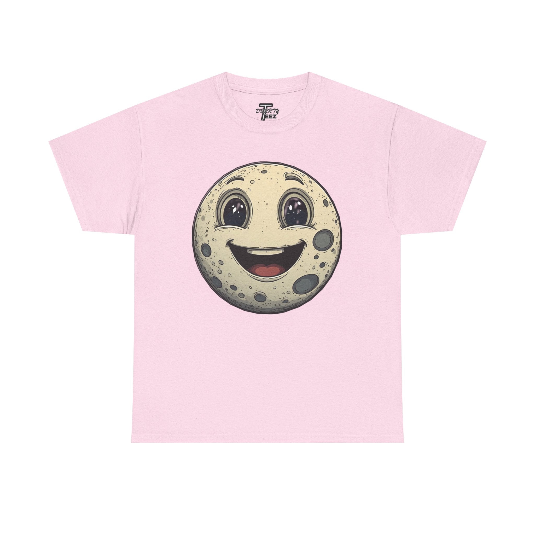 Happy Moonface T-Shirt — Cute Vintage Moon