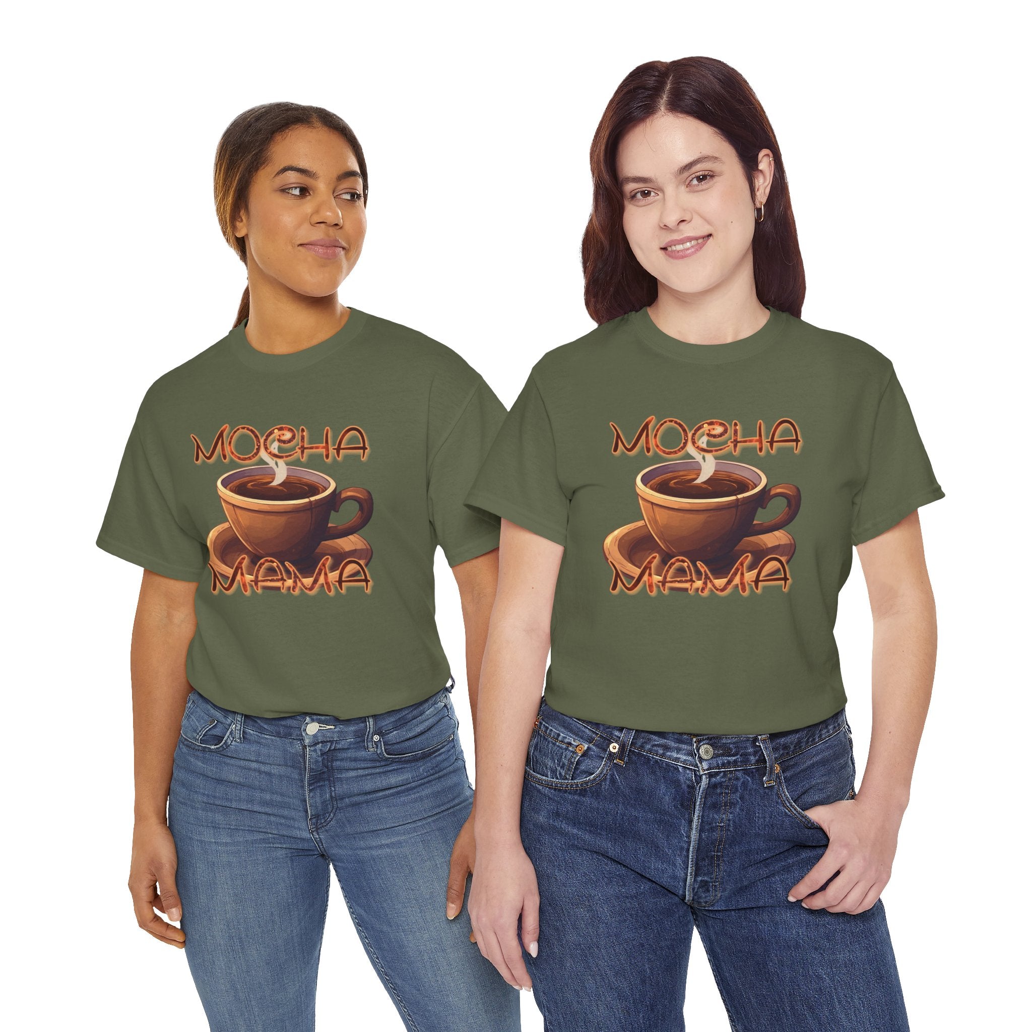 "Mocha Mama" — Coffee Lover Graphic Tee
