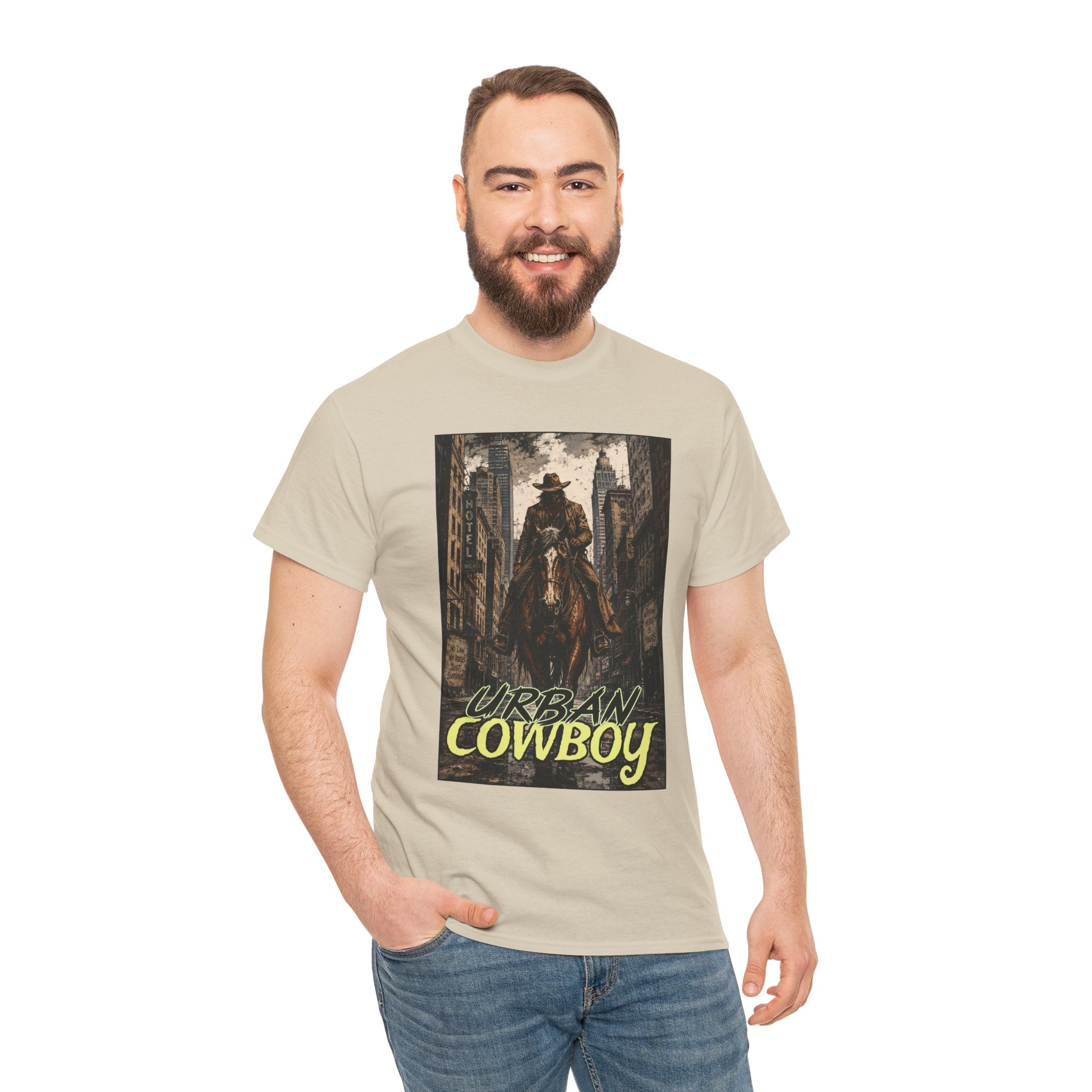 "Urban Cowboy" Retro City Cowboy Graphic Tee
