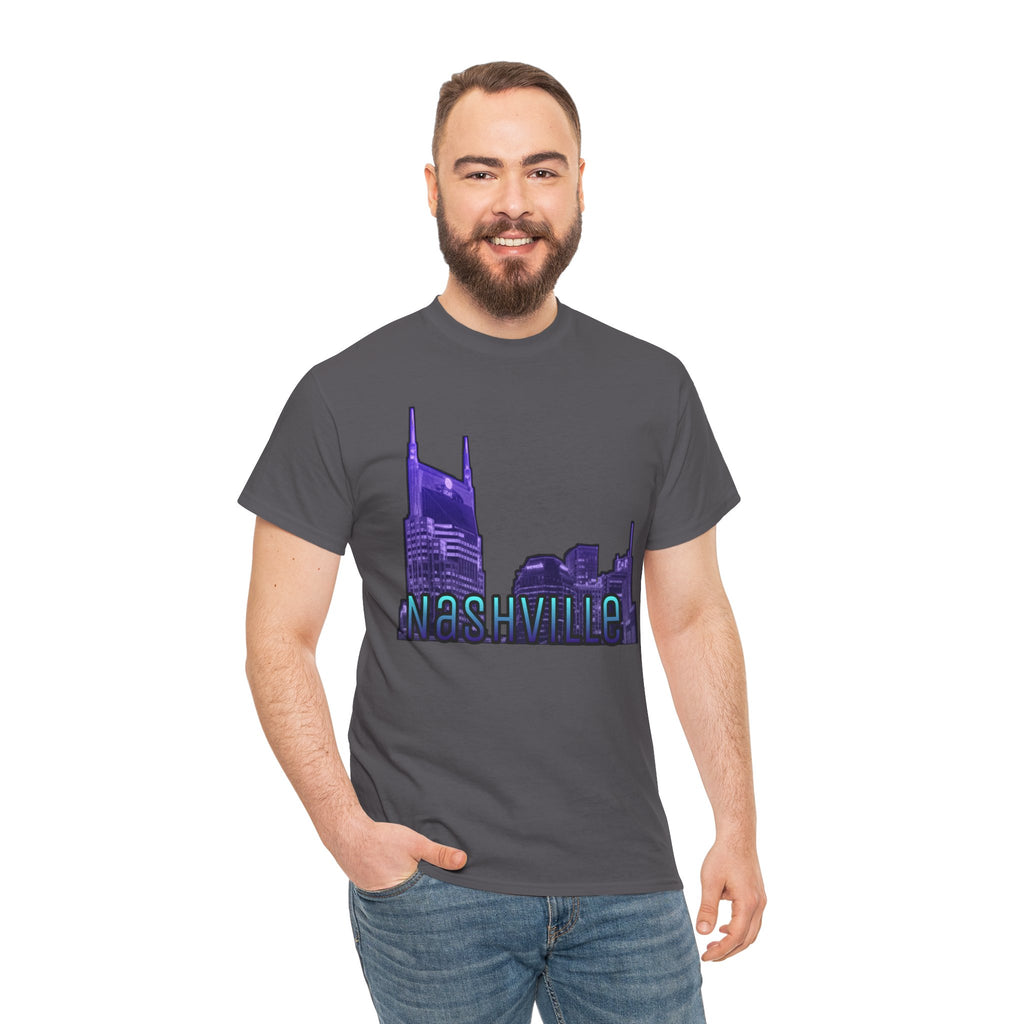"Nashville Skyline" - Nashville Tennessee Graphic Tee