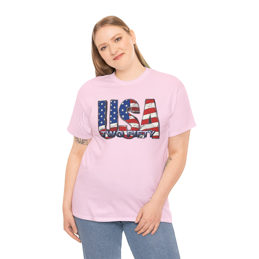 "USA Two Fifty" – 250 Years Patriotic America Graphic Tee