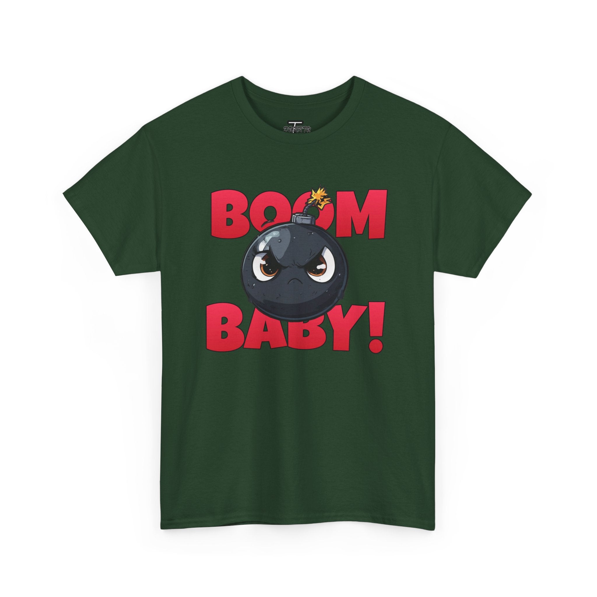 "Boom Baby!" Retro Cartoon Bomb Graphic Tee