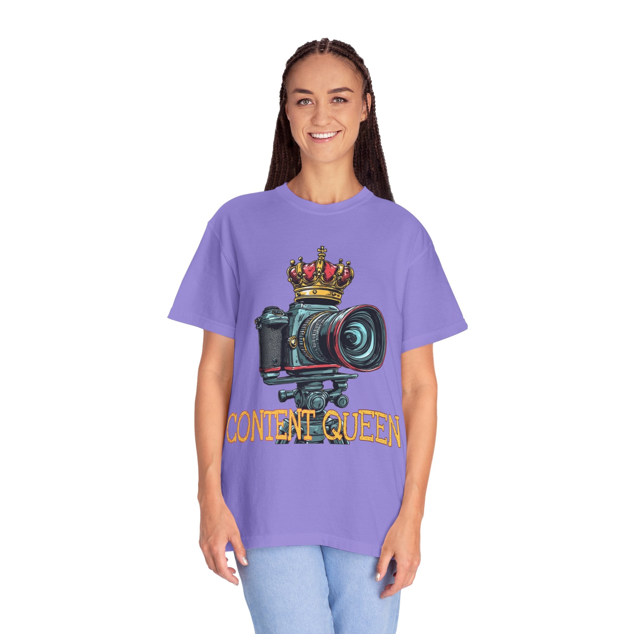 "Content Queen" Camera Graphic Tee
