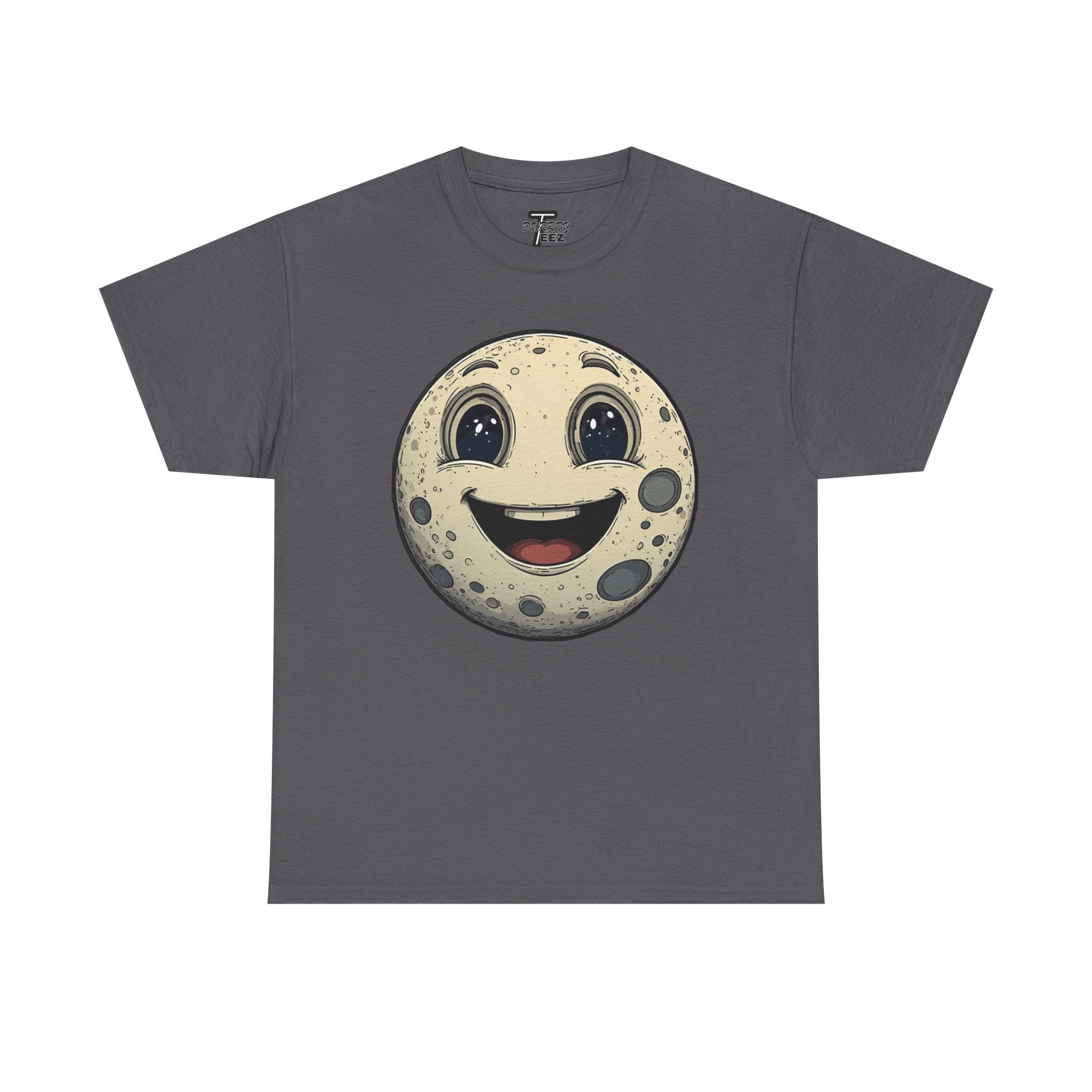 Happy Moonface T-Shirt — Cute Vintage Moon