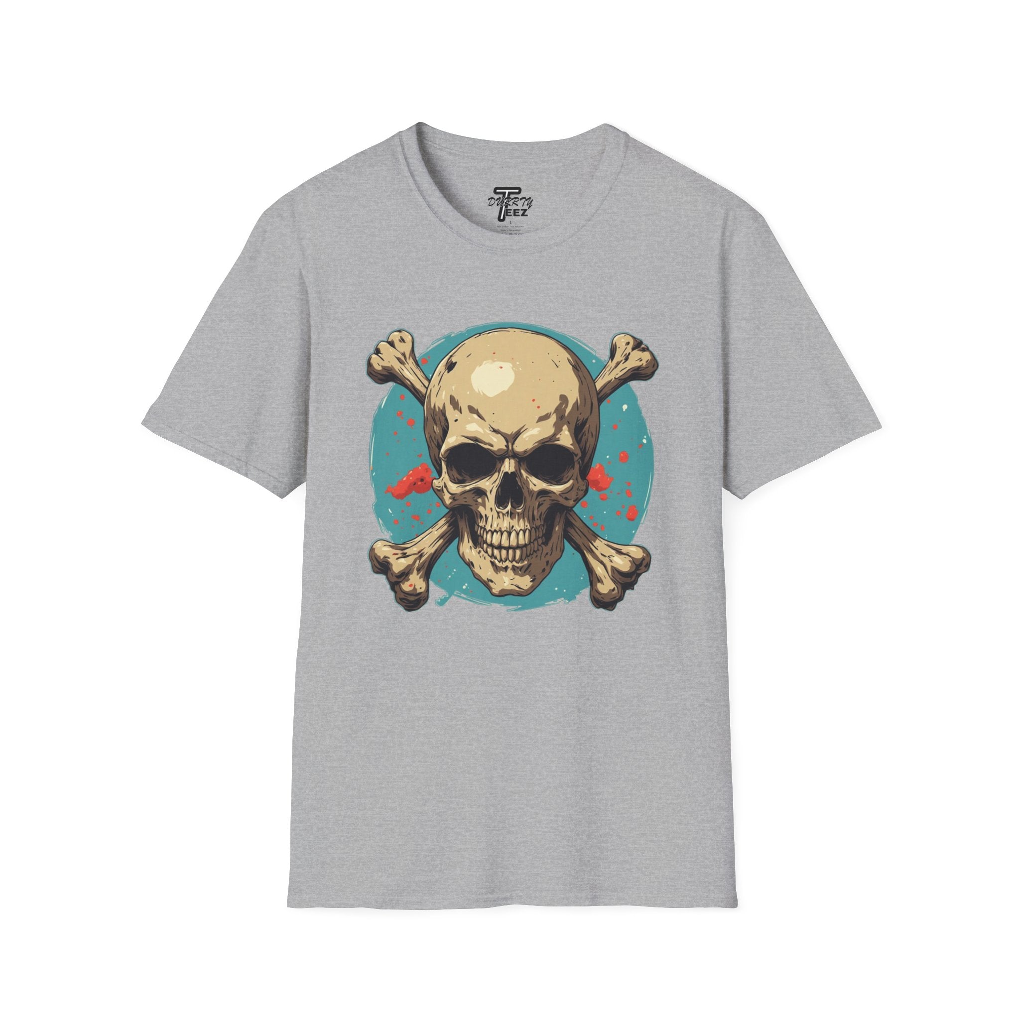 "Skull & Crossbones" Retro Pirate Skull Graphic Tee