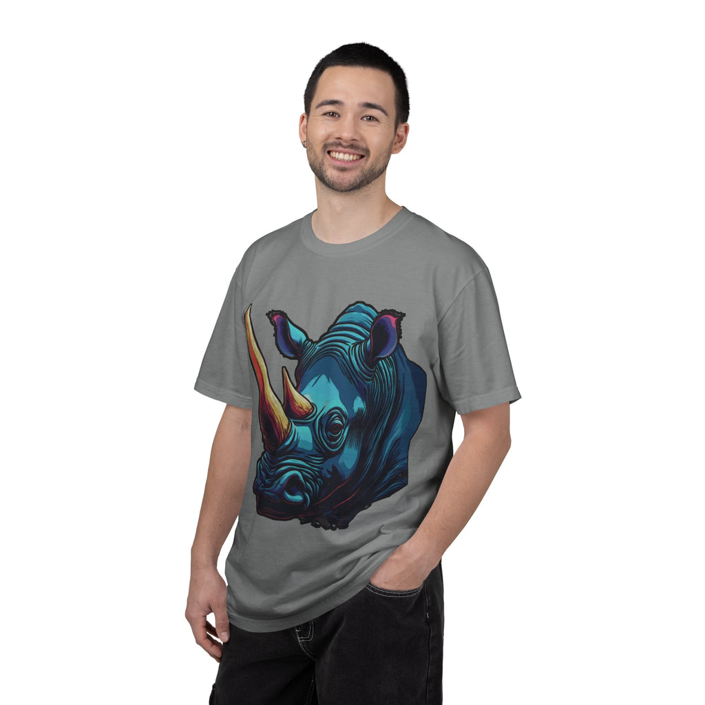 "Rhino Head" Graphic T-Shirt — Bold Animal