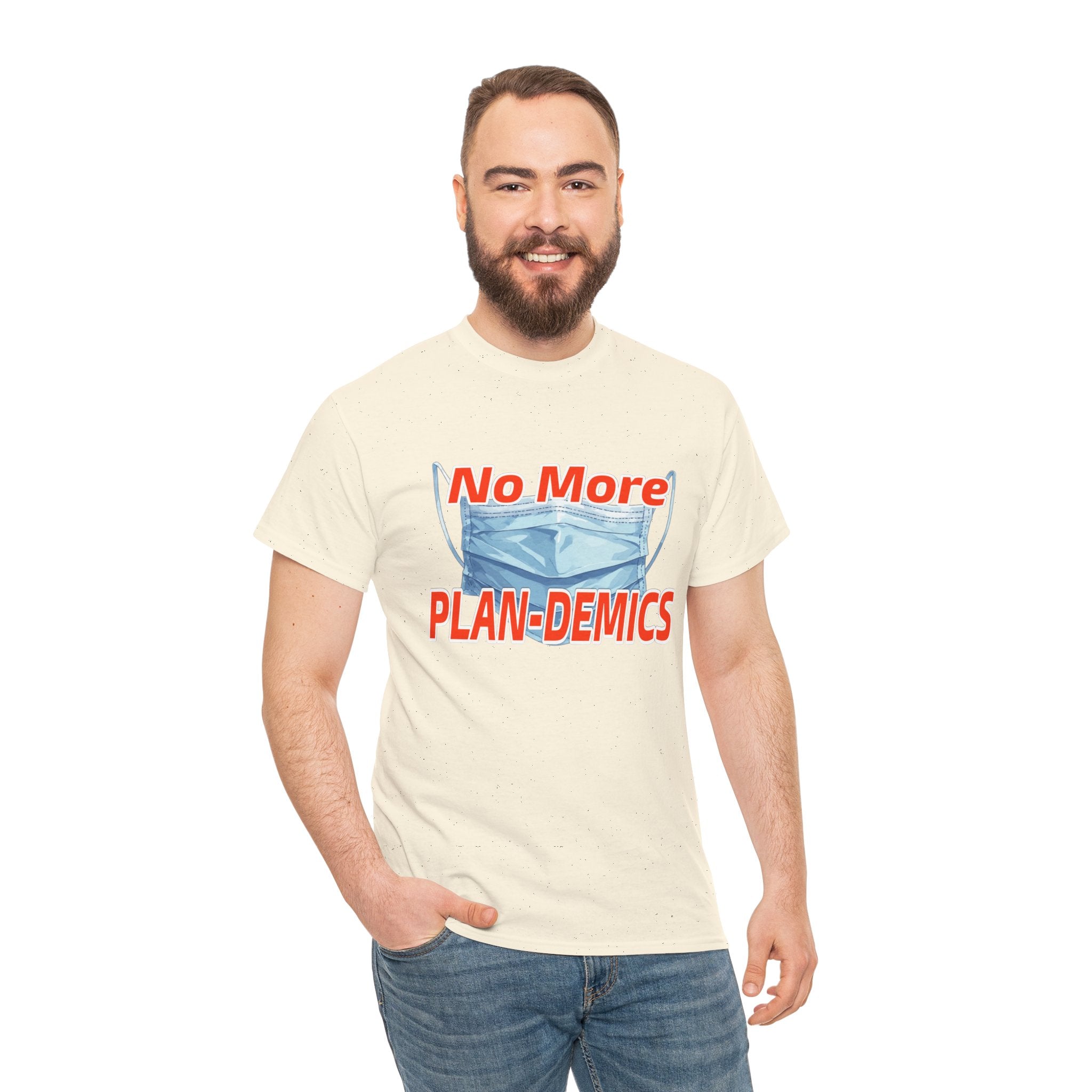 "No More PLAN-DEMICS" Mask Protest Graphic Tee