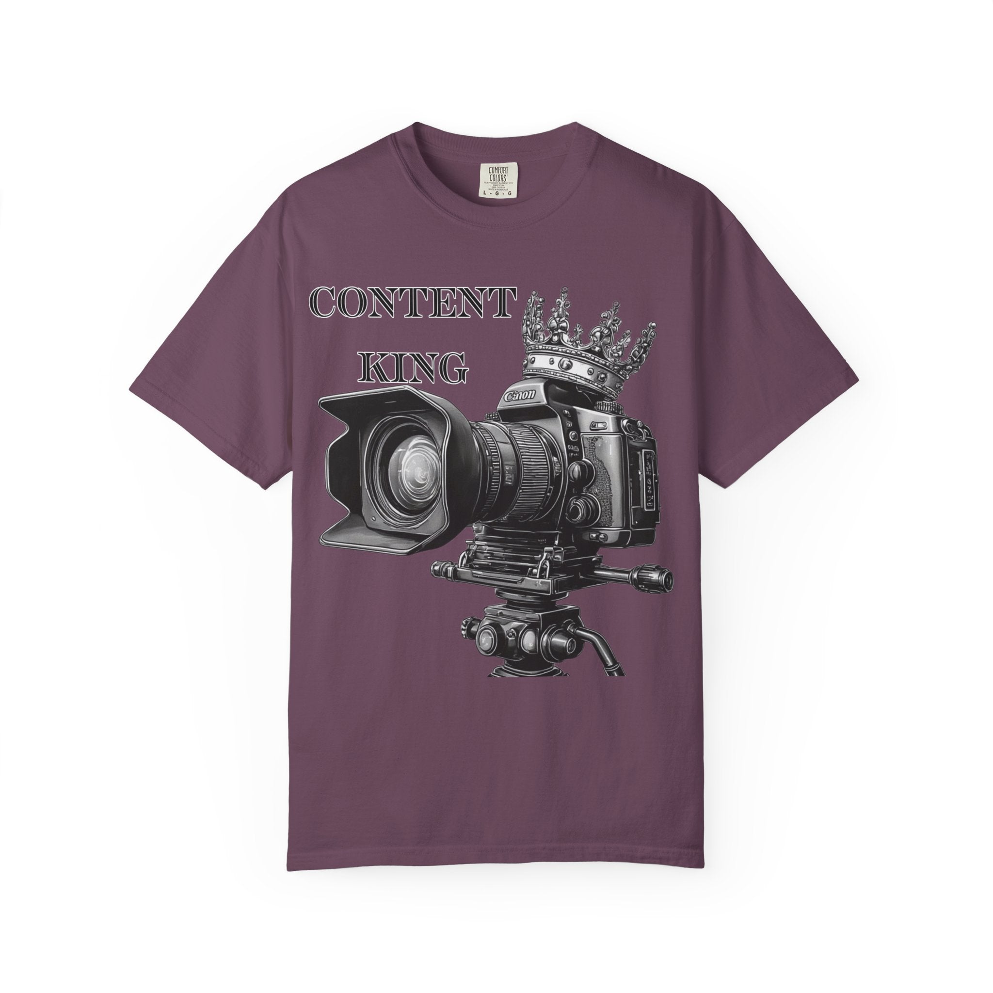 "Content King" Camera Graphic Tee