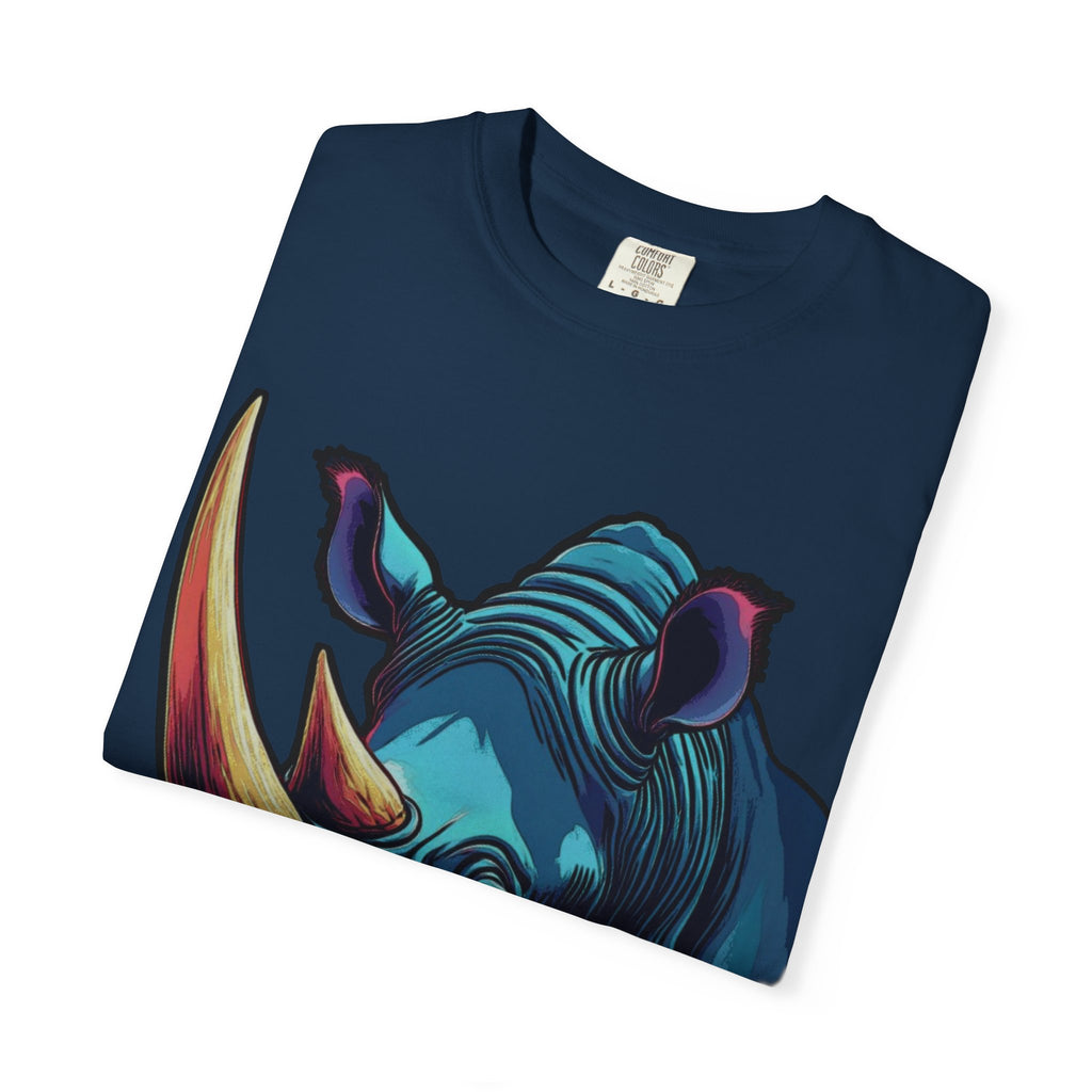 "Rhino Head" Graphic T-Shirt — Bold Animal
