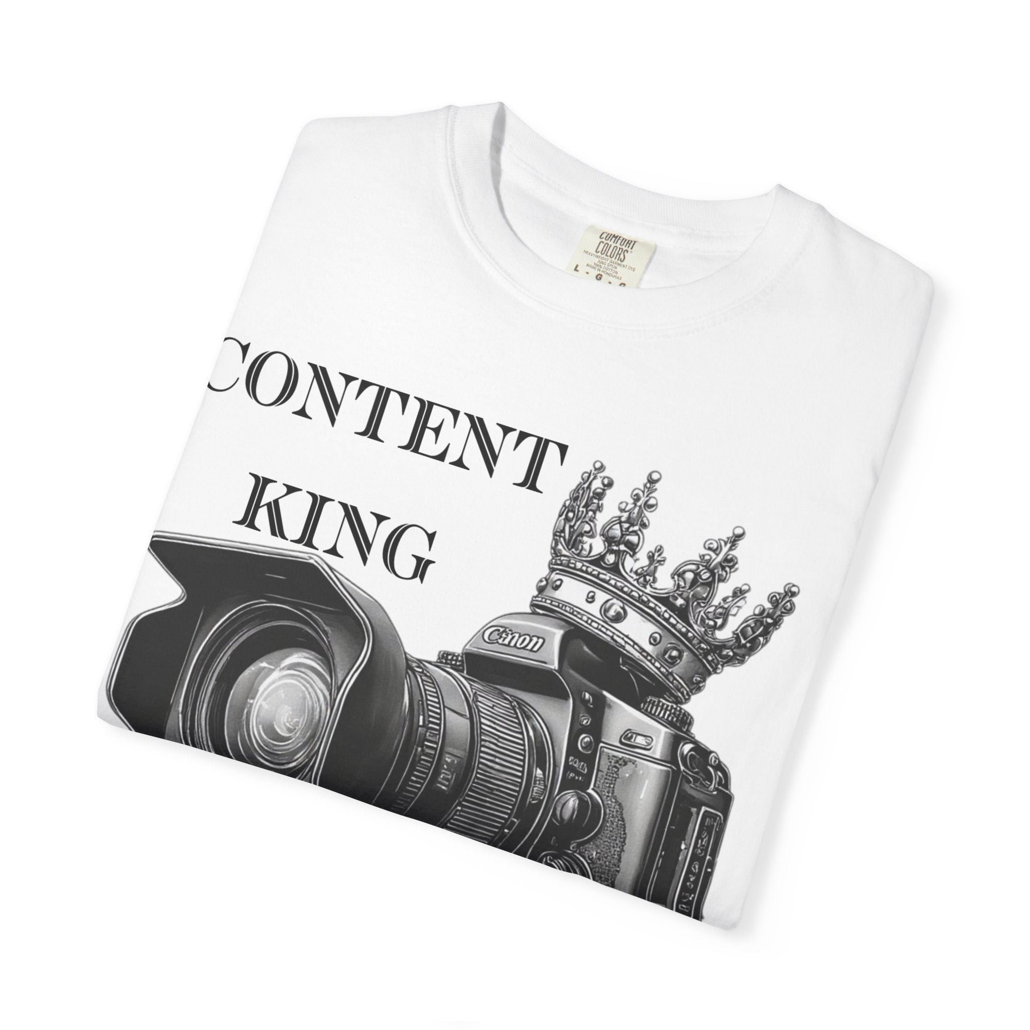 "Content King" Camera Graphic Tee
