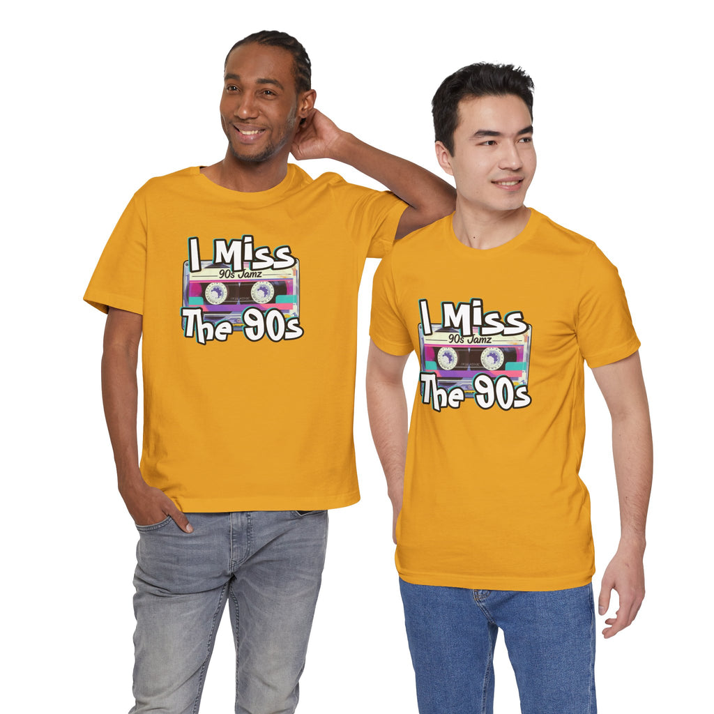 "I Miss The 90s" Retro Cassette Nostalgia Graphic Tee