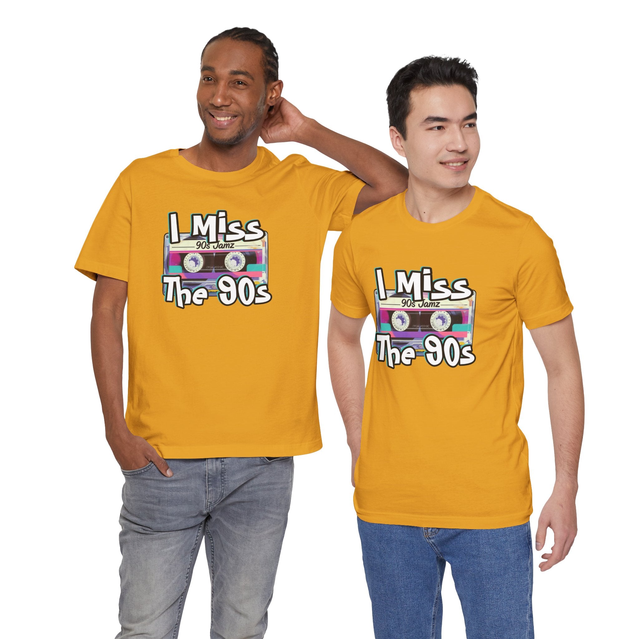 "I Miss The 90s" Retro Cassette Nostalgia Graphic Tee