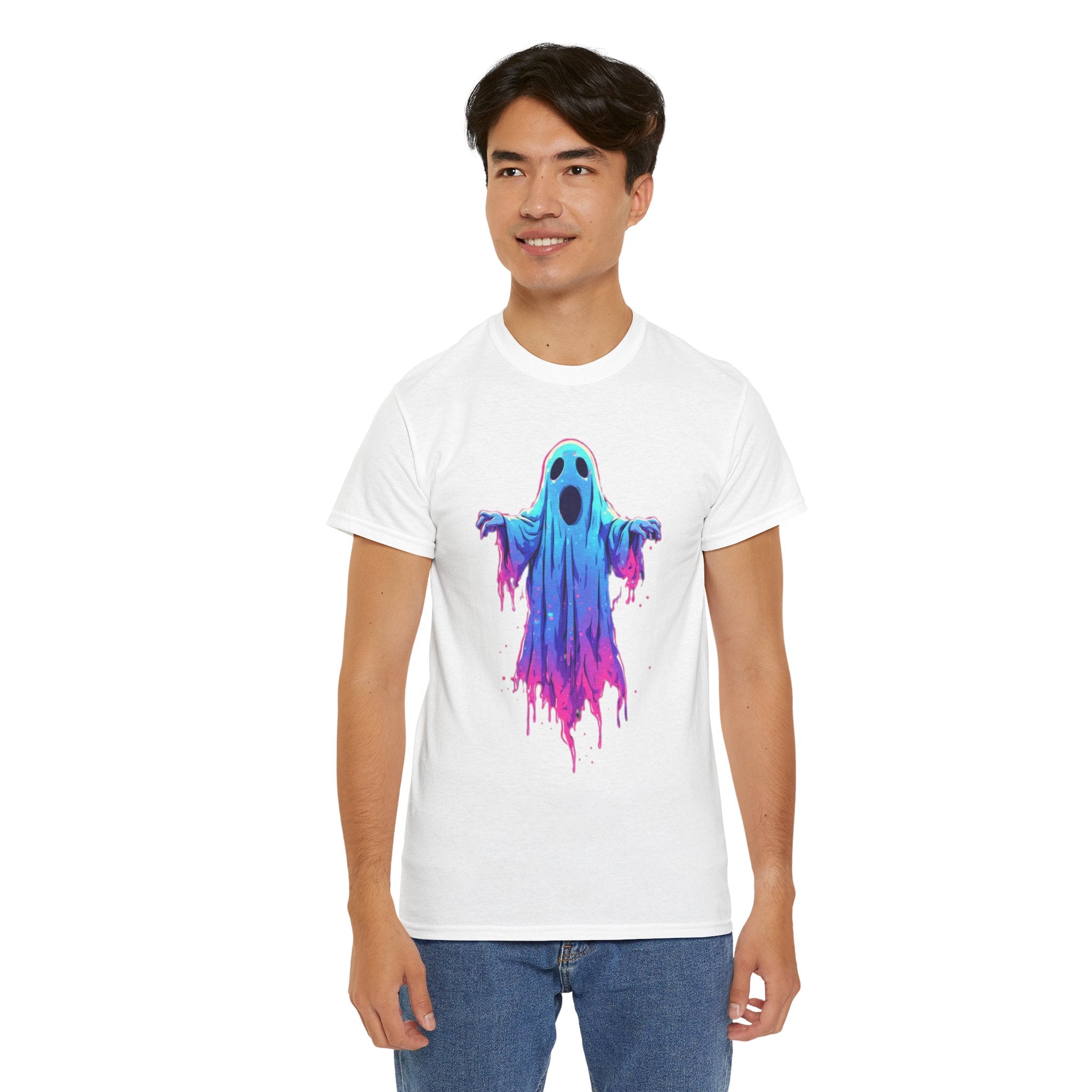 "Ghost Drip" Neon Ghost Graphic Tee