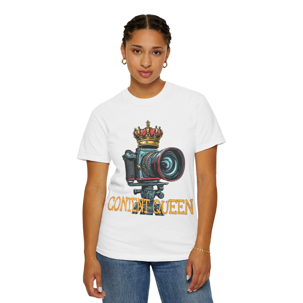"Content Queen" Camera Graphic Tee