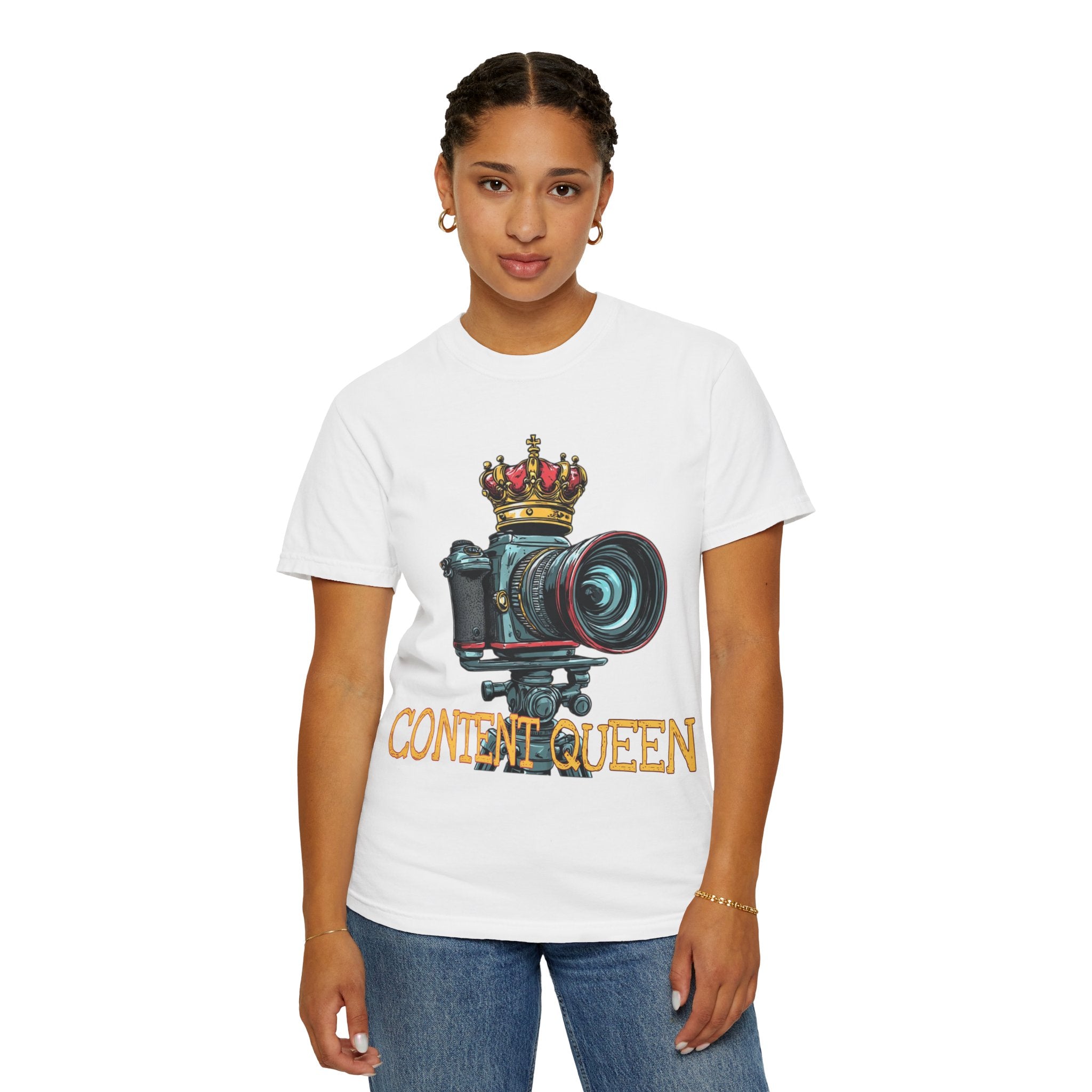 "Content Queen" Camera Graphic Tee