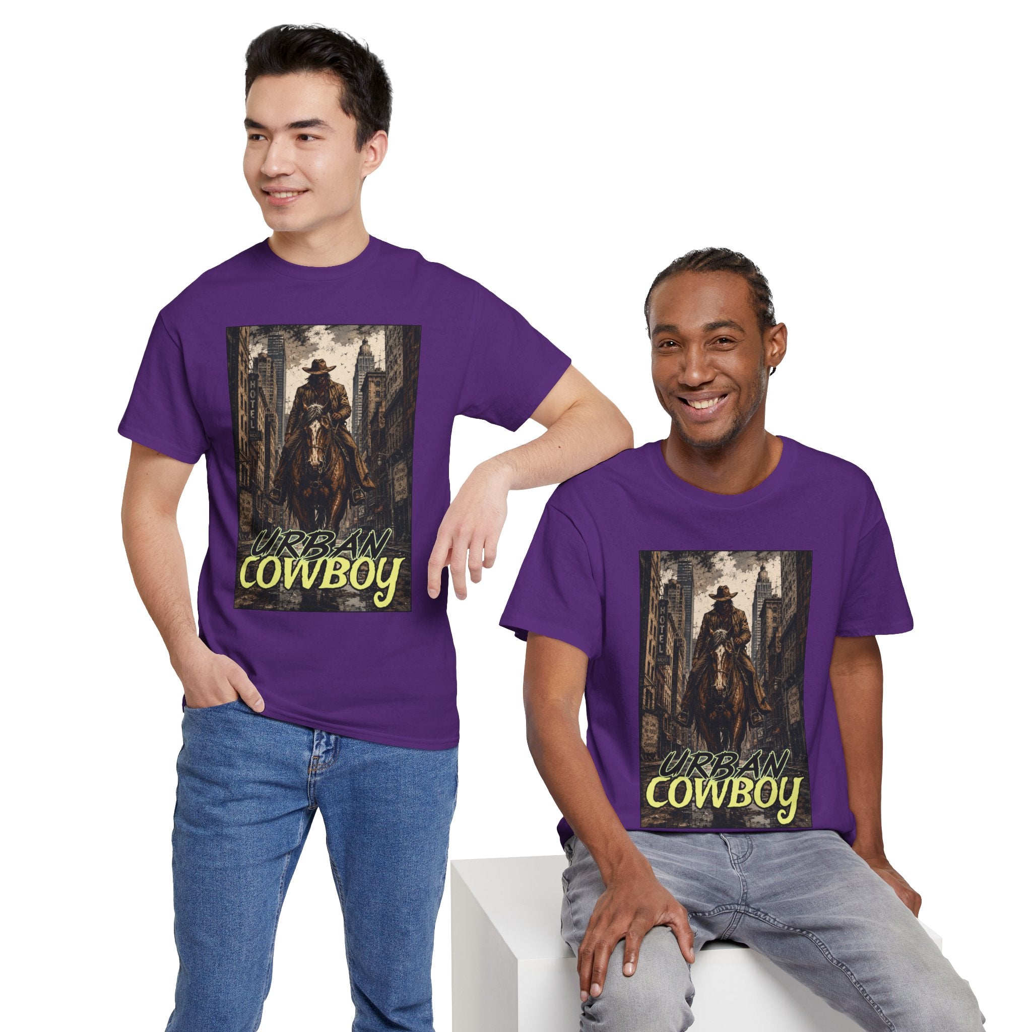 "Urban Cowboy" Retro City Cowboy Graphic Tee