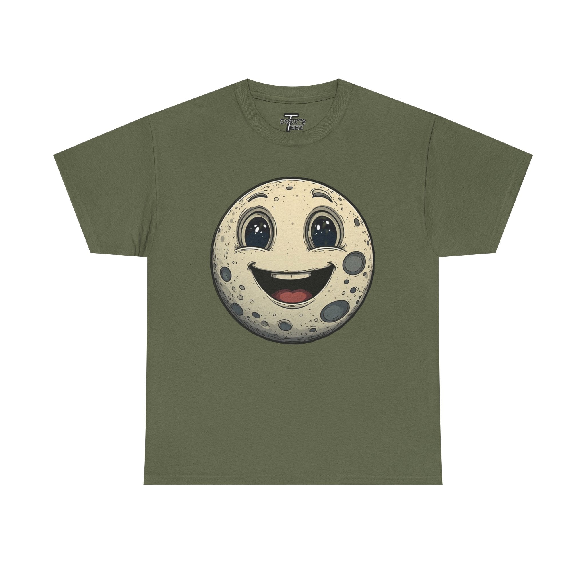 Happy Moonface T-Shirt — Cute Vintage Moon
