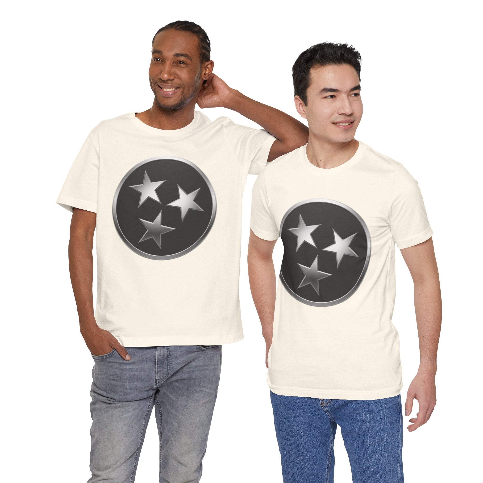 "Tennessee Pride" Metallic Black State Emblem Graphic Tee