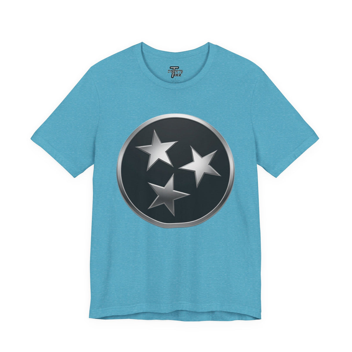 "Tennessee Pride" Metallic Black State Emblem Graphic Tee