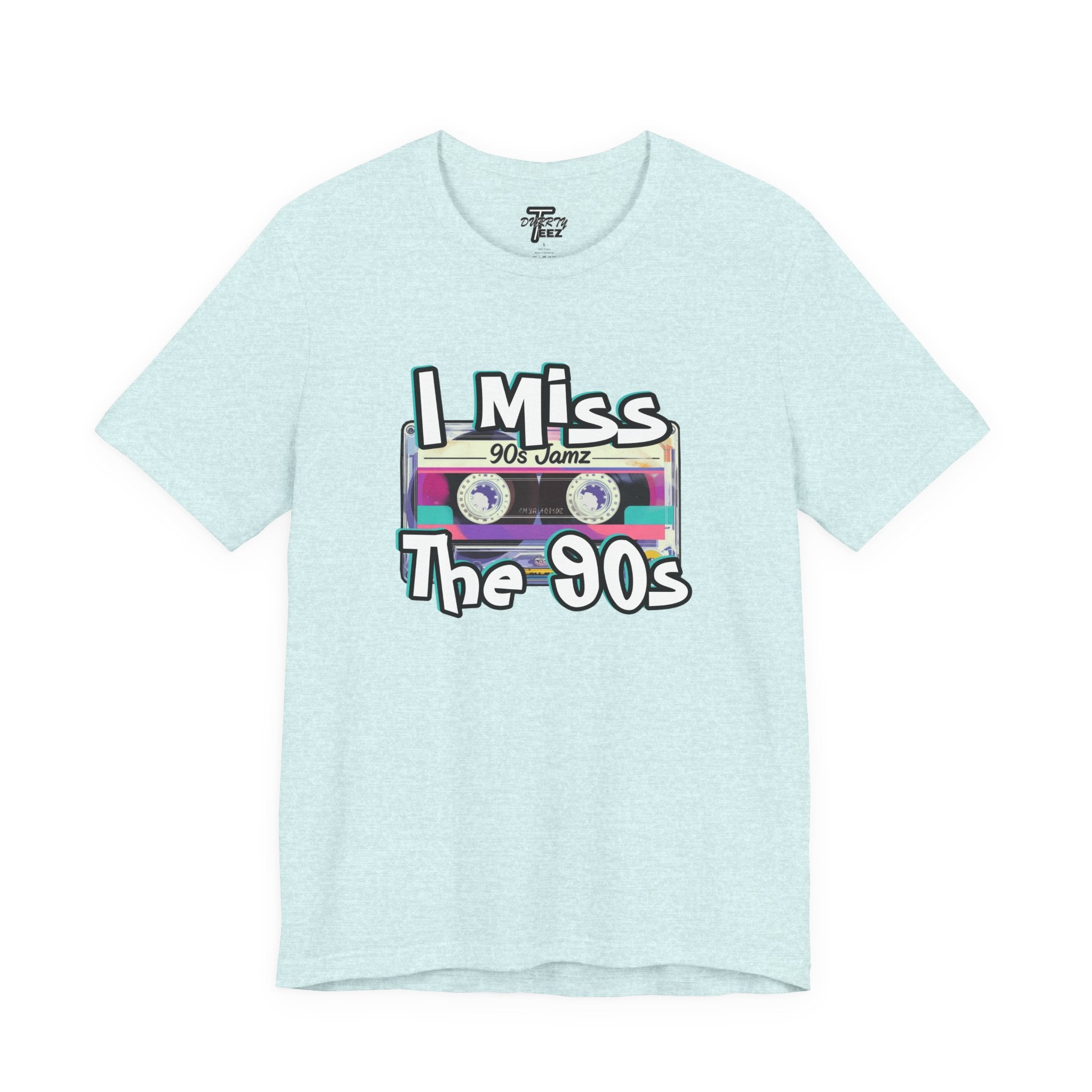 "I Miss The 90s" Retro Cassette Nostalgia Graphic Tee