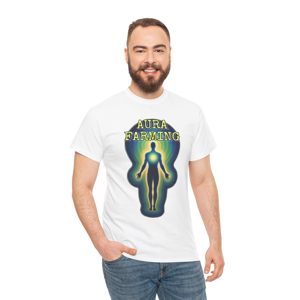 "Aura Farming" — Spiritual Energy Graphic Tee