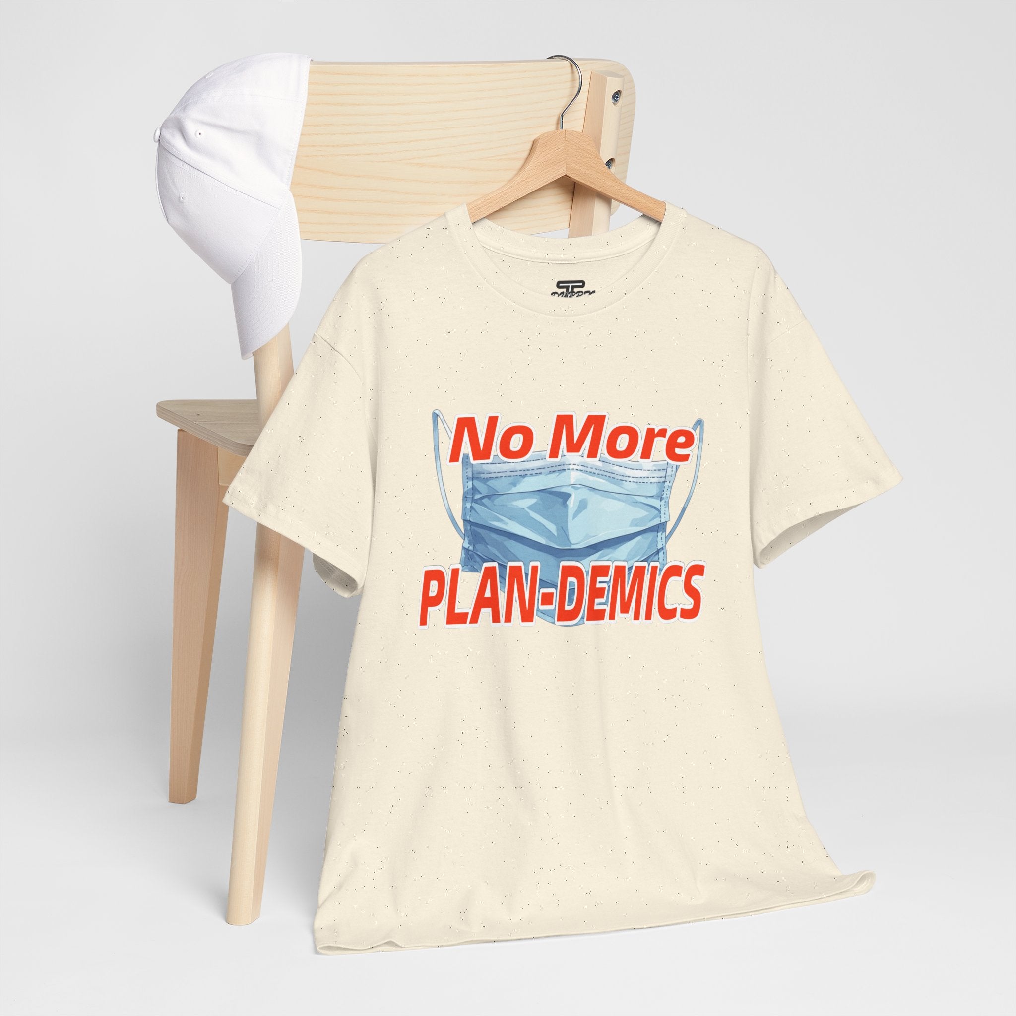 "No More PLAN-DEMICS" Mask Protest Graphic Tee