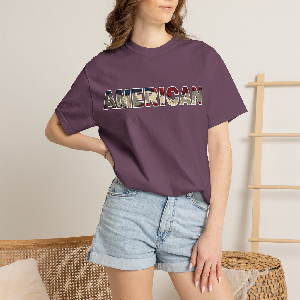 'AMERICAN' Patriotic Graphic Tee
