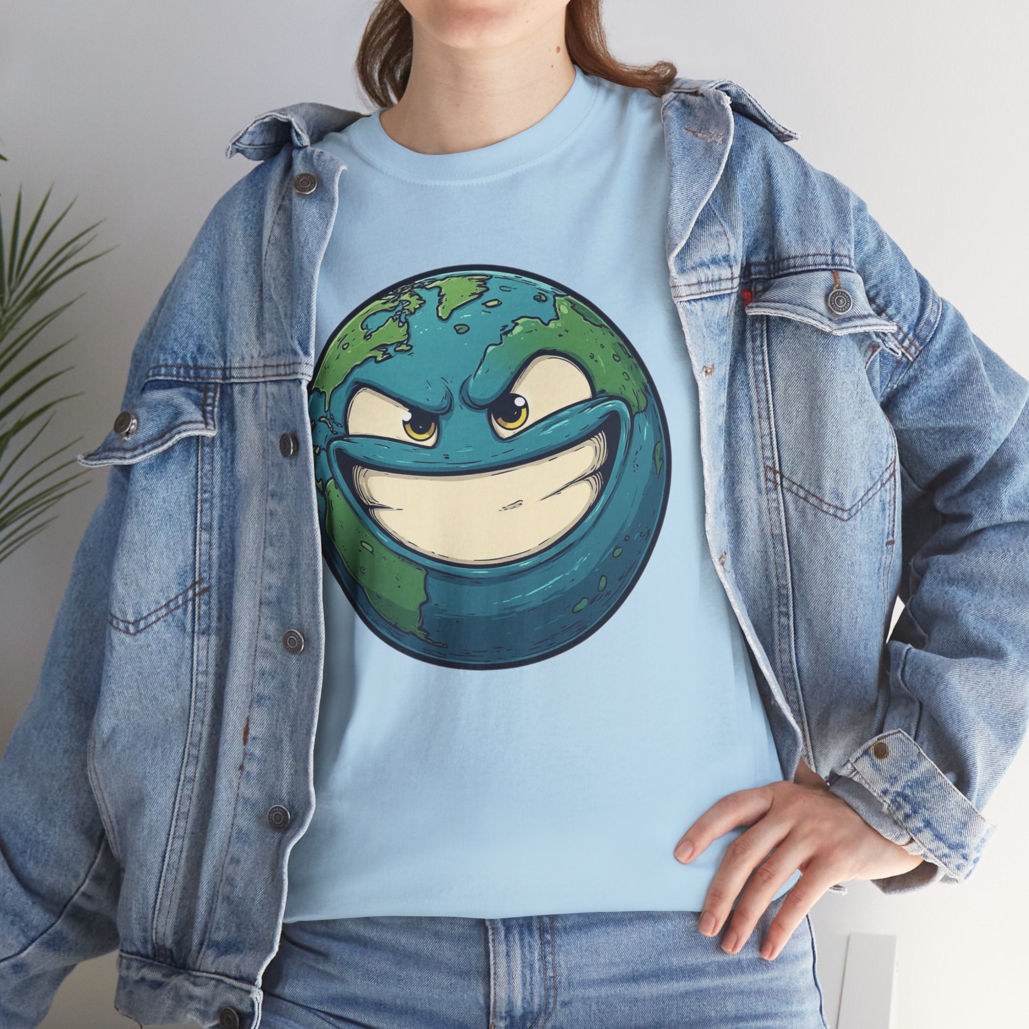"Smirking Earth" Graphic Tee