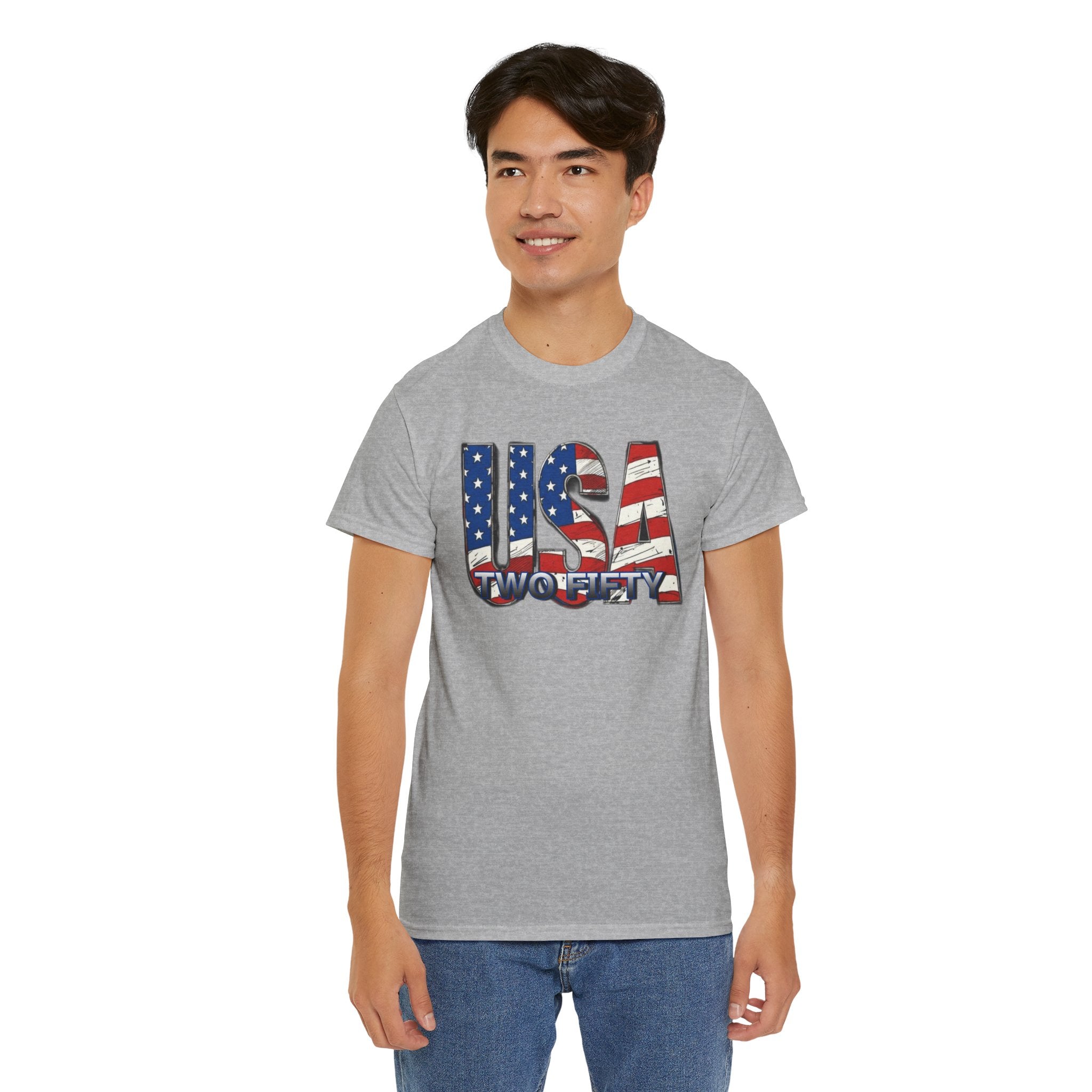 "USA Two Fifty" – 250 Years Patriotic America Graphic Tee
