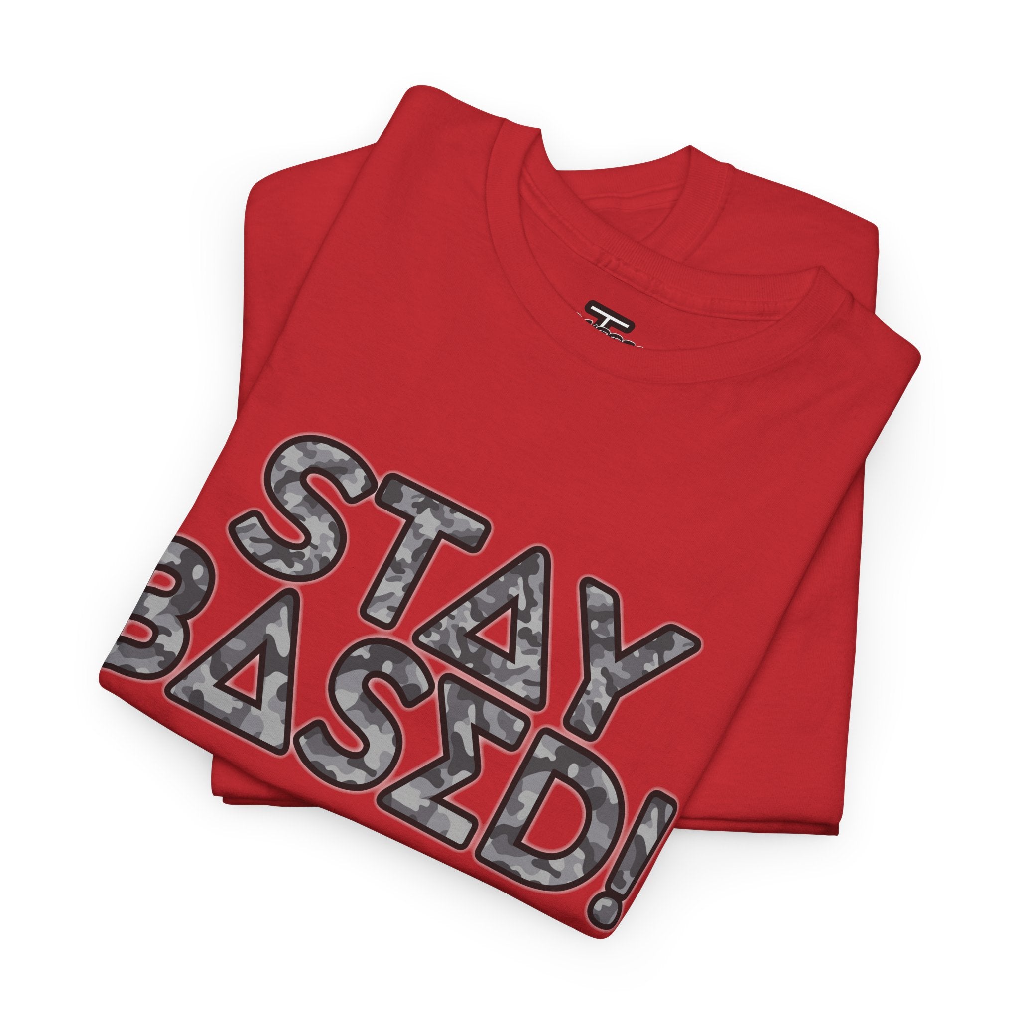"Stay Based!" Urban Camo Graphic Tee
