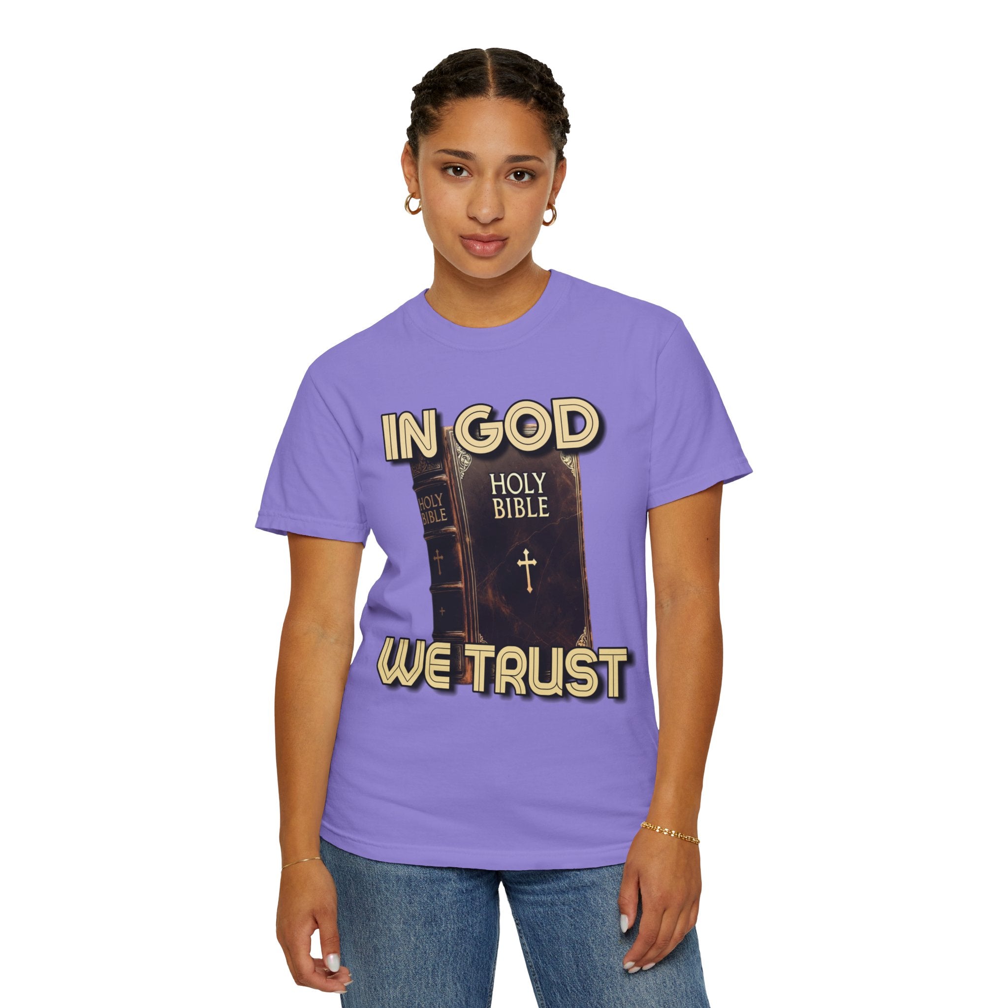 "In God We Trust" Faith Graphic Tee