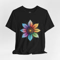 "Flower Power" Rainbow Colorful Graphic Tee