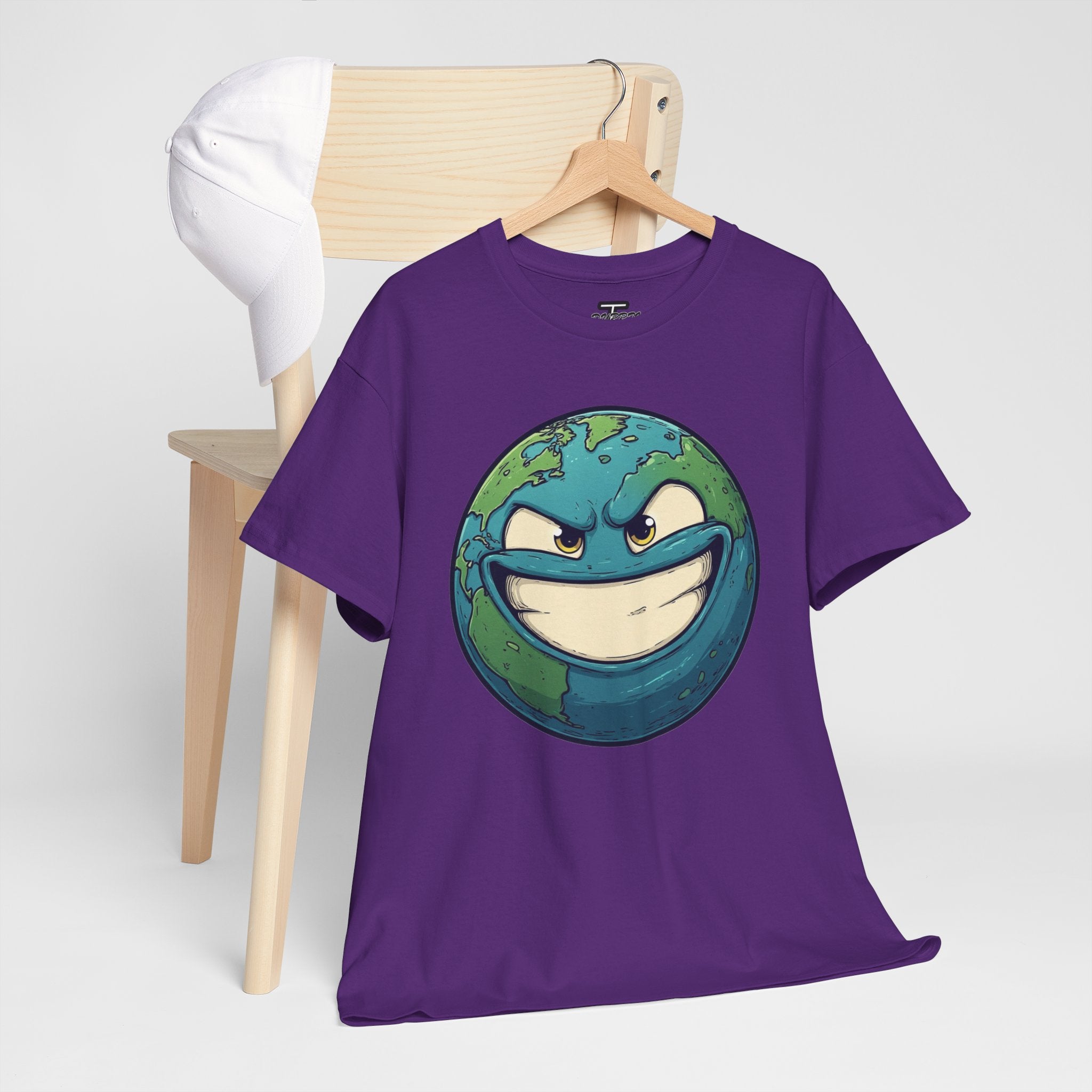 "Smirking Earth" Graphic Tee